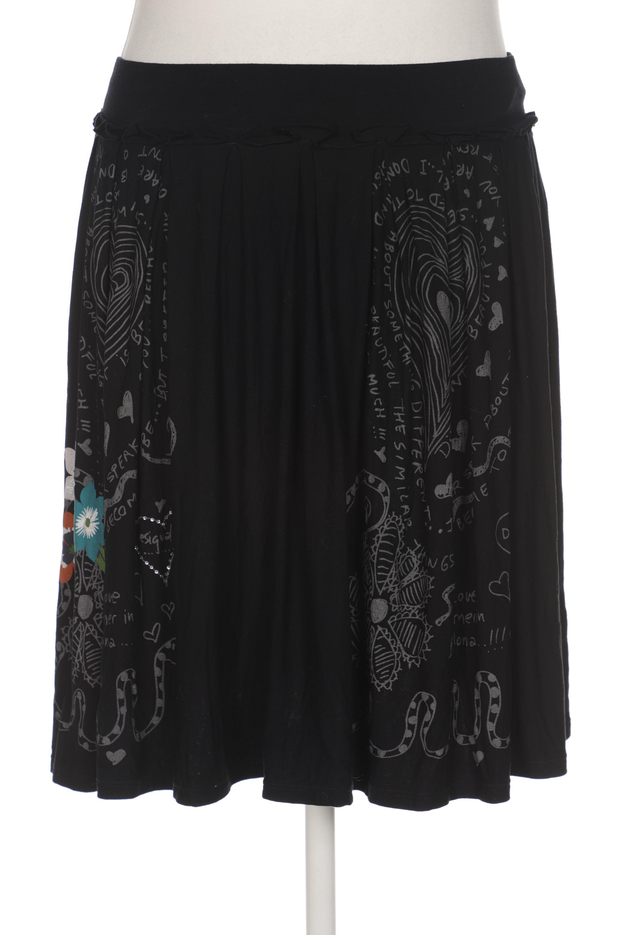 

Desigual Damen Rock, schwarz, Gr. 44