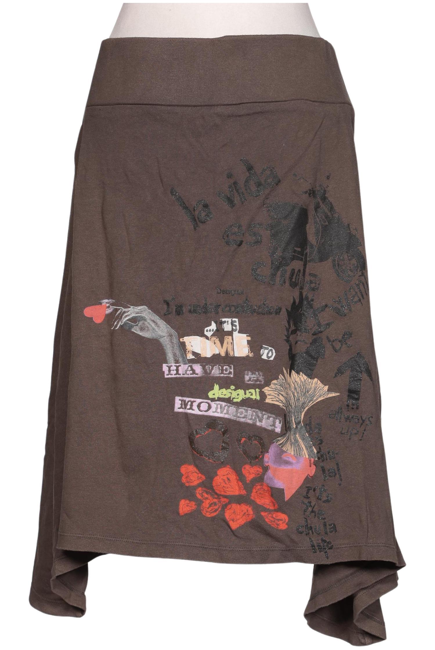 

Desigual Damen Rock, braun, Gr. 38
