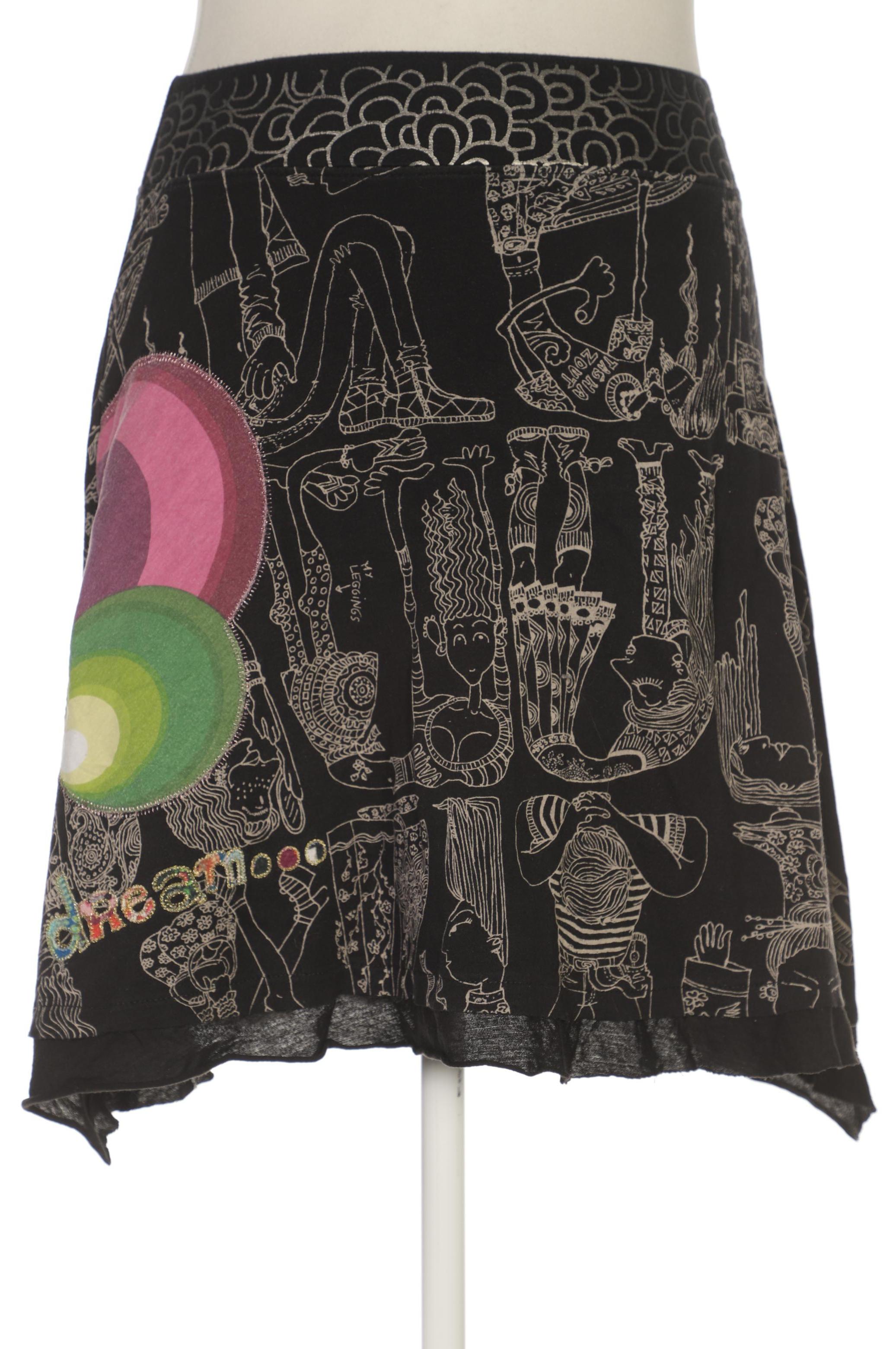 

Desigual Damen Rock, schwarz, Gr. 42