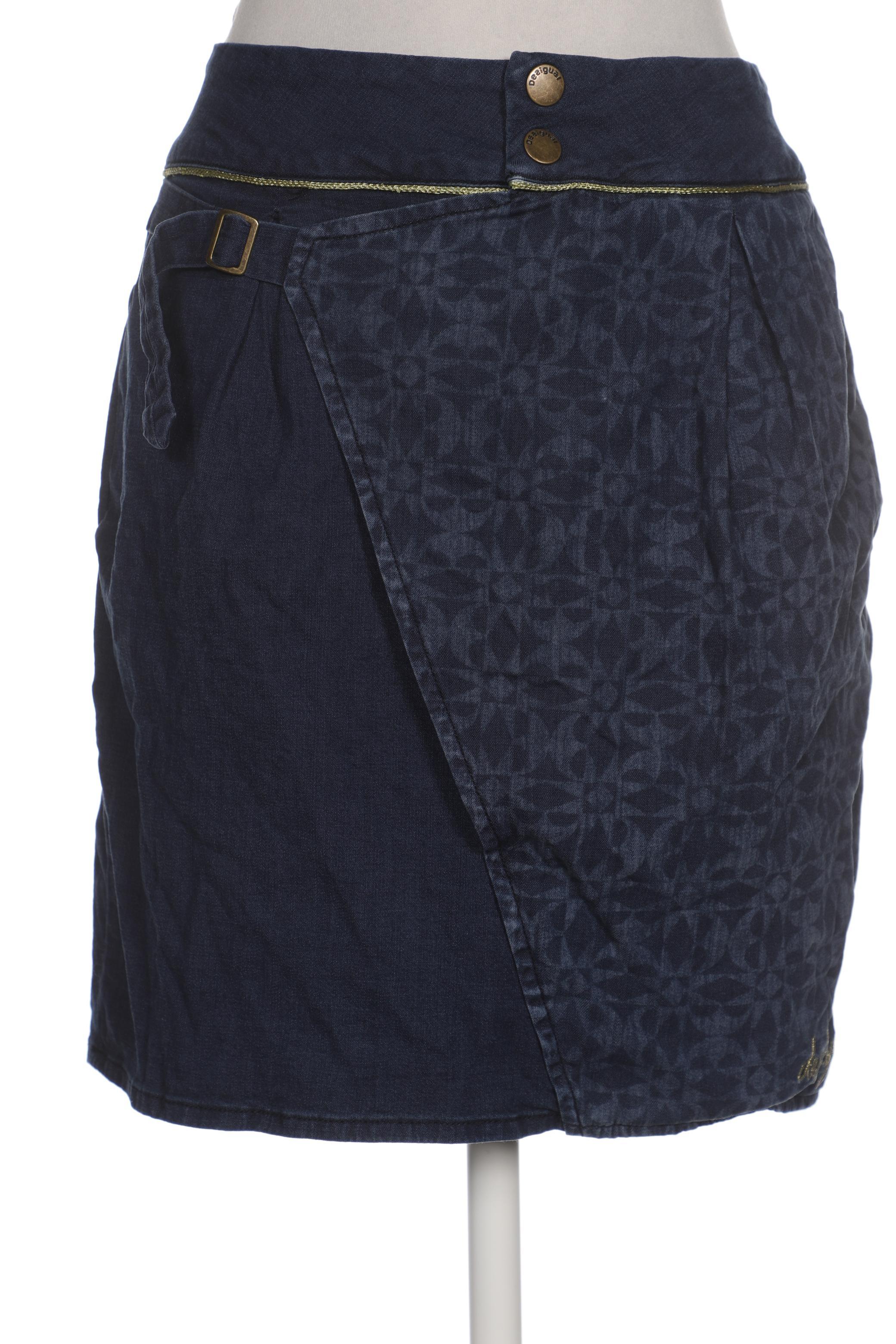 

Desigual Damen Rock, marineblau, Gr. 40