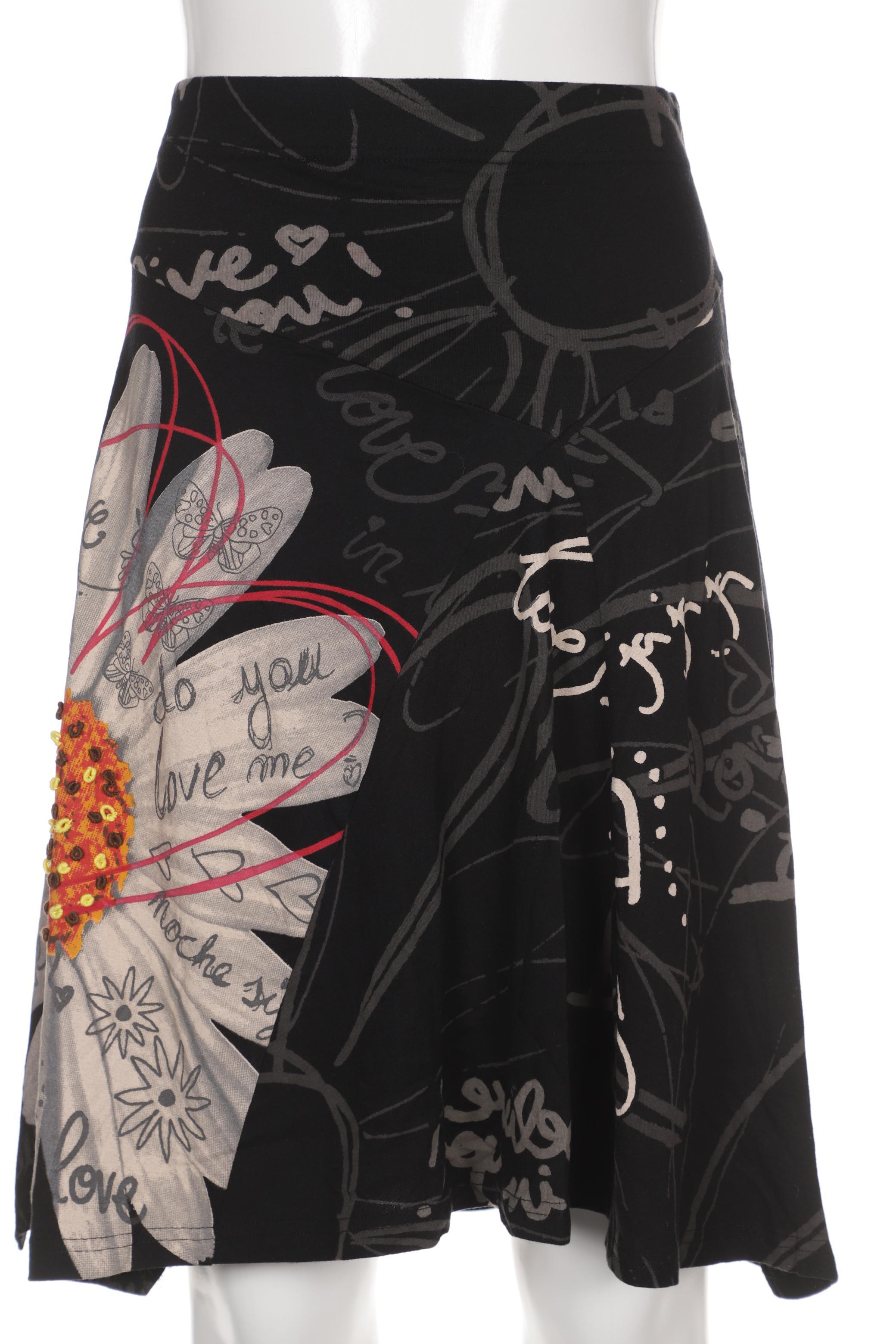

Desigual Damen Rock, schwarz