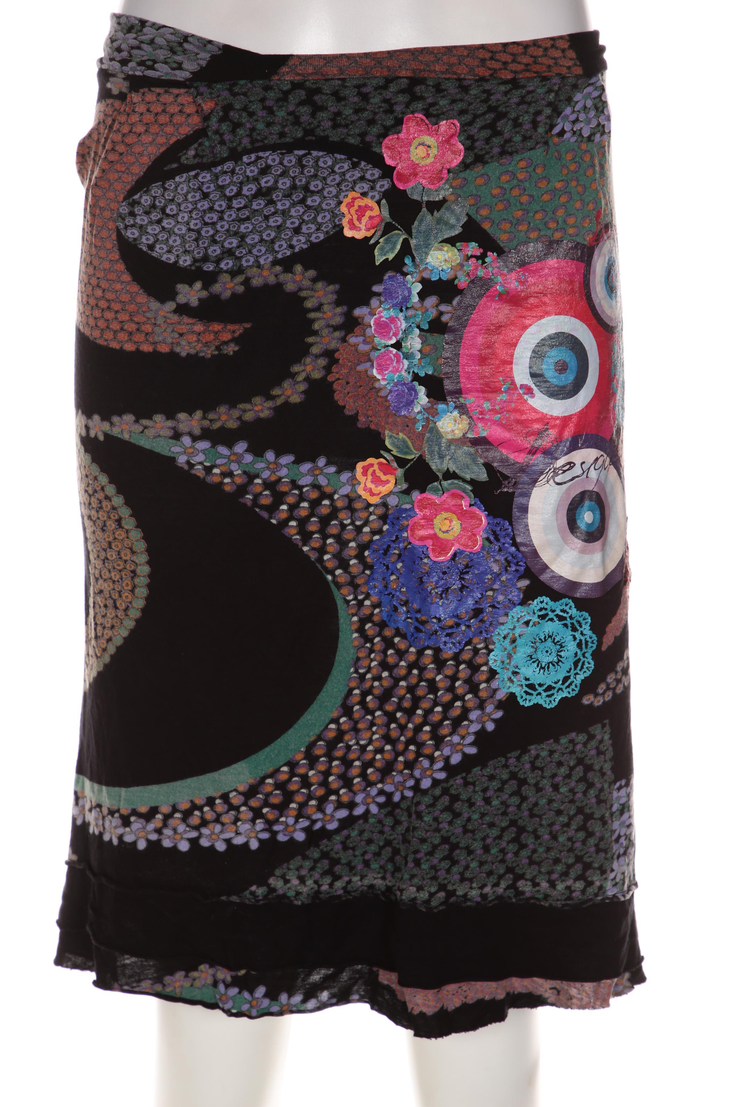 

Desigual Damen Rock, schwarz, Gr. 32