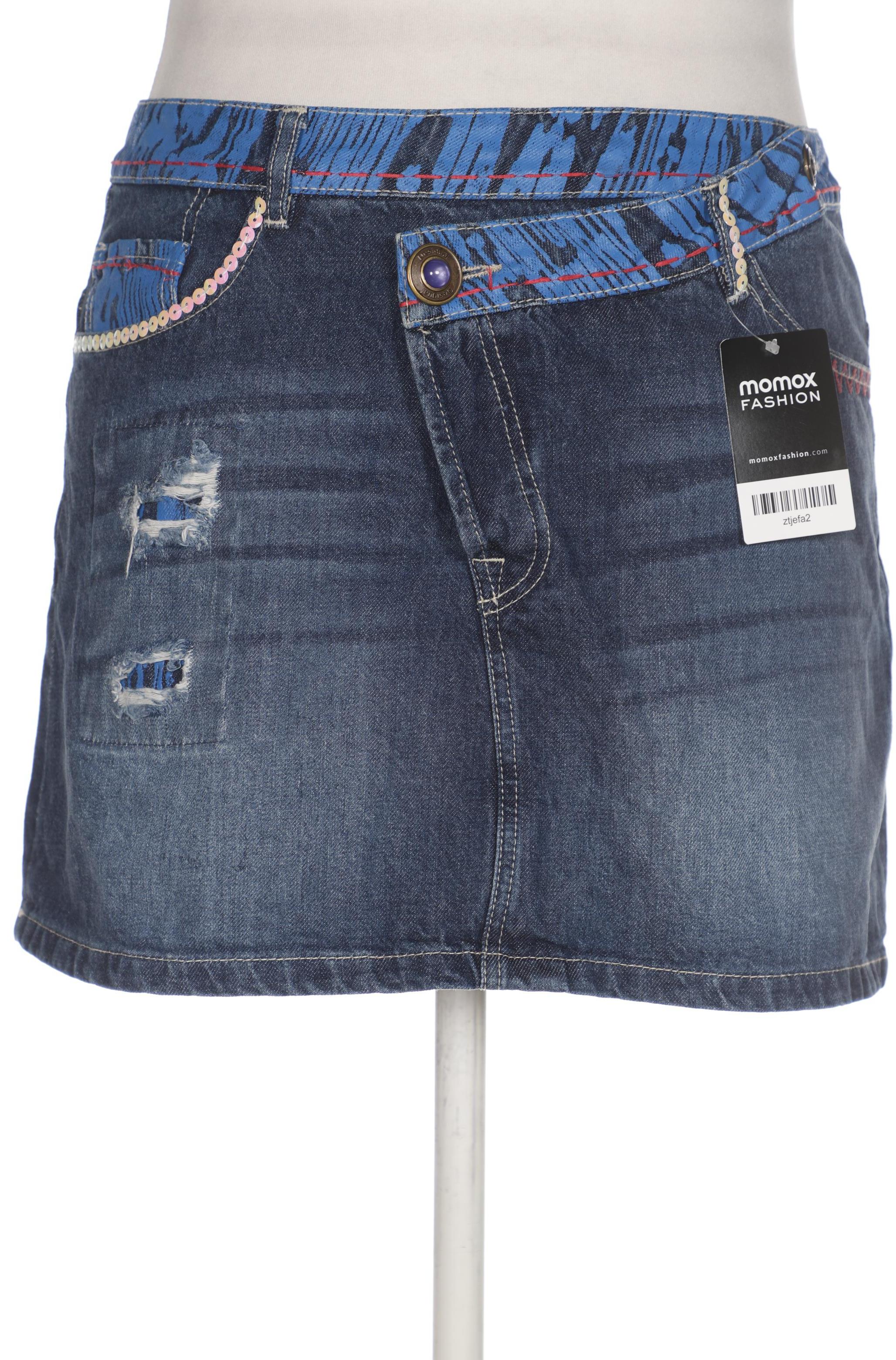 

Desigual Damen Rock, blau, Gr. 42