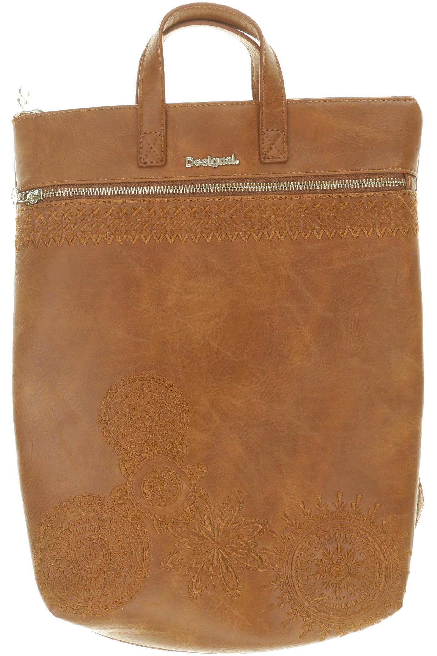 

Desigual Damen Rucksack, braun, Gr.