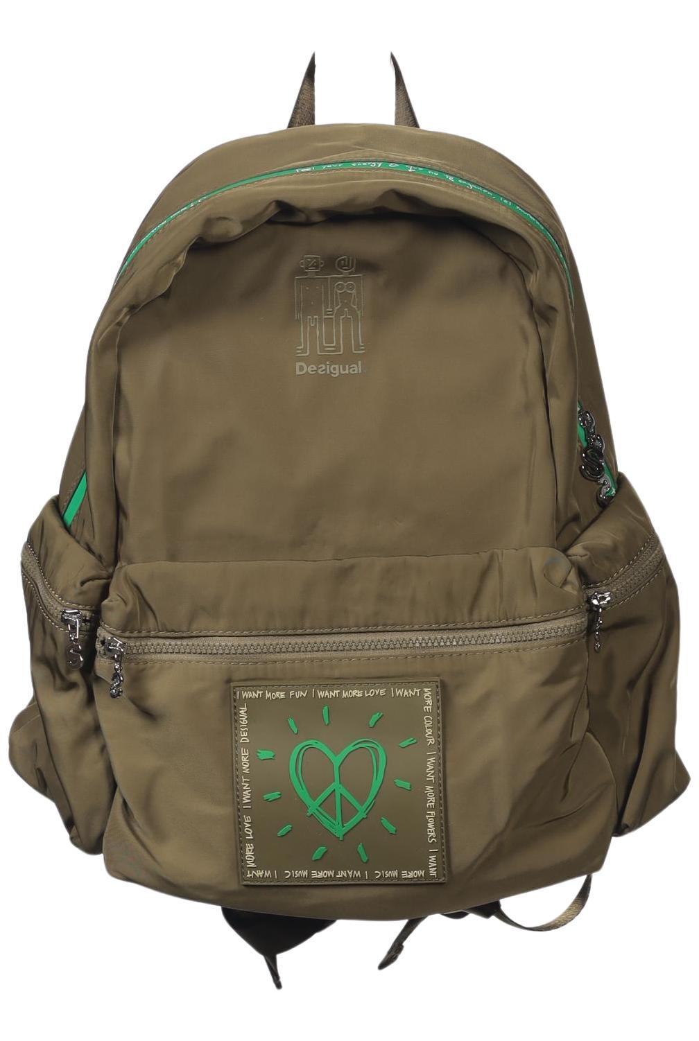 

Desigual Damen Rucksack, grün, Gr.