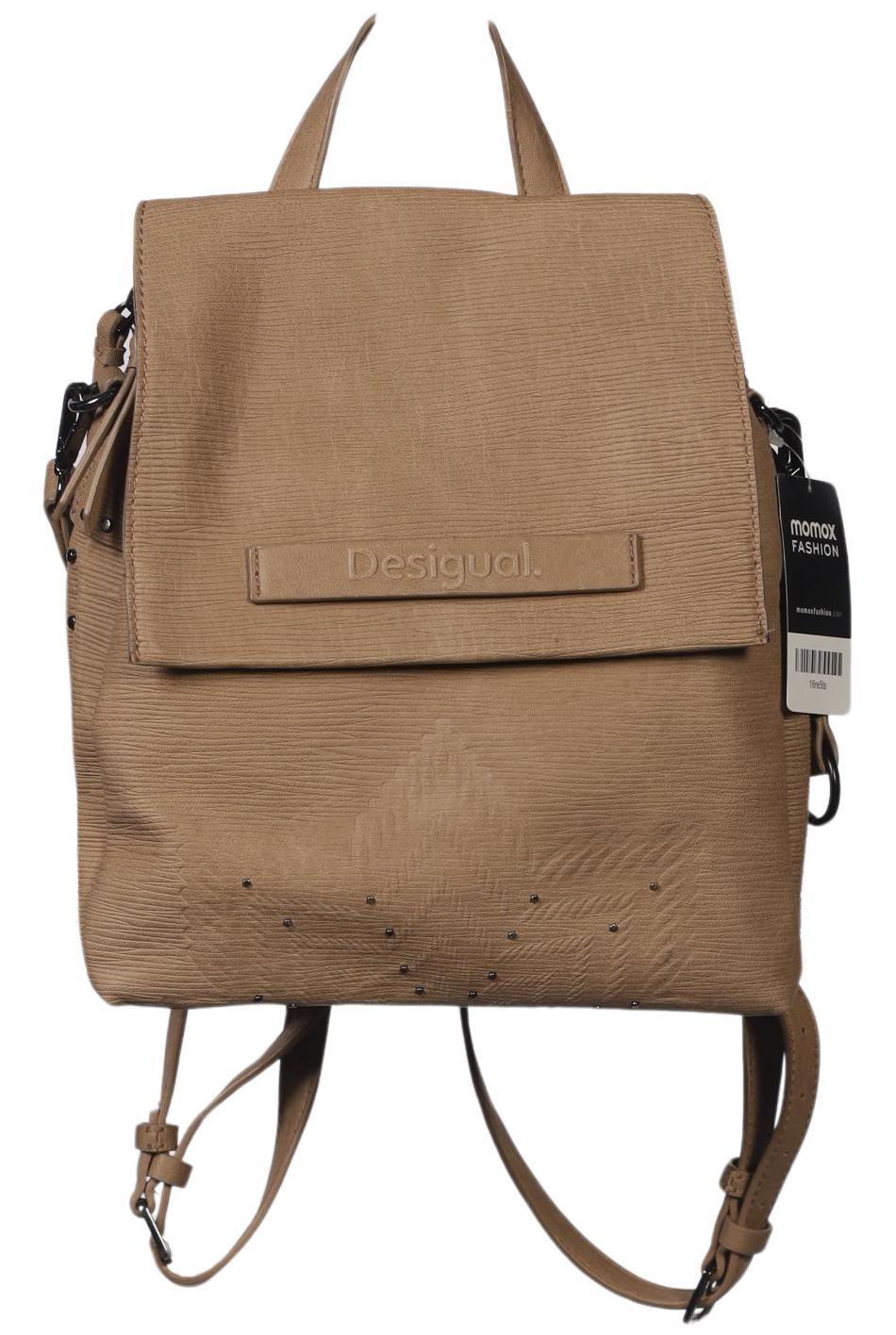 

Desigual Damen Rucksack, beige, Gr.