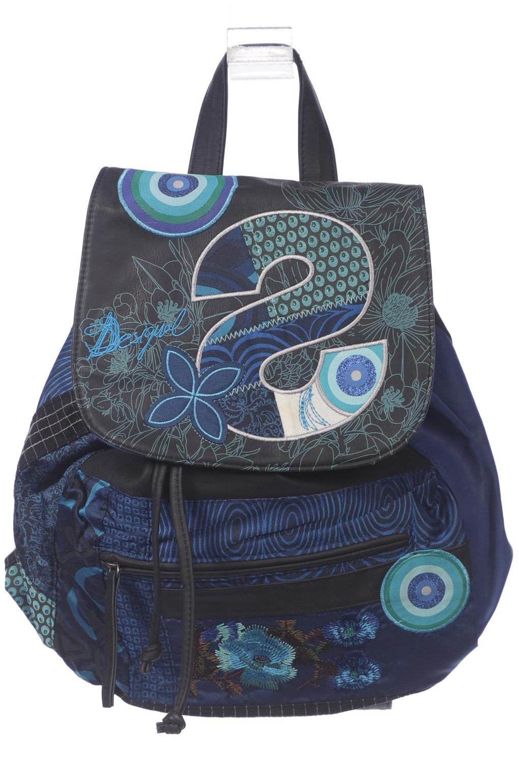 

Desigual Damen Rucksack, marineblau, Gr.