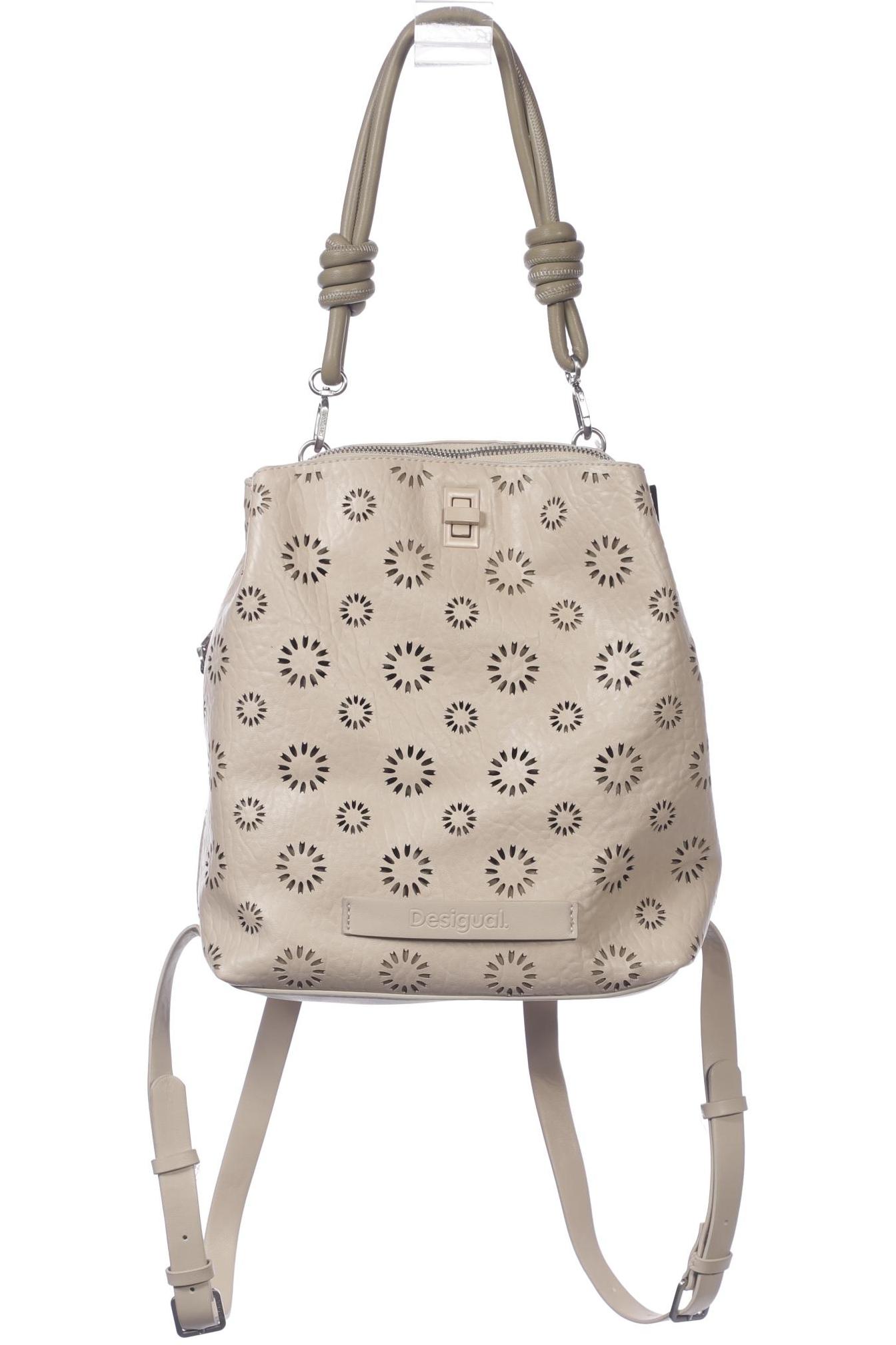

Desigual Damen Rucksack, beige, Gr.