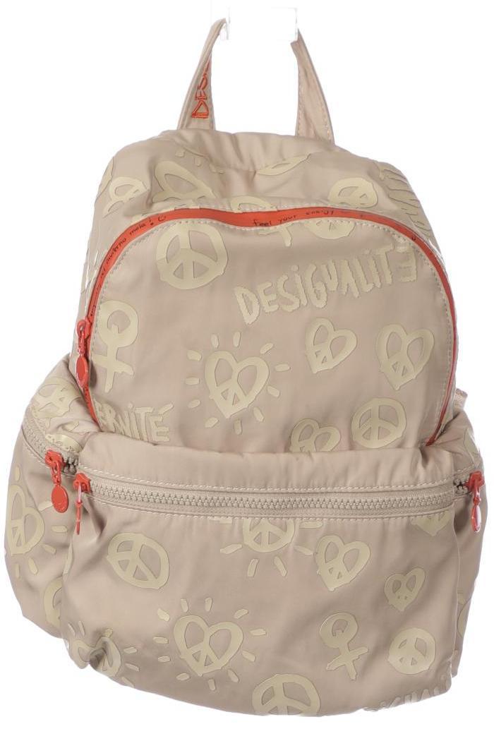 

Desigual Damen Rucksack, beige, Gr.