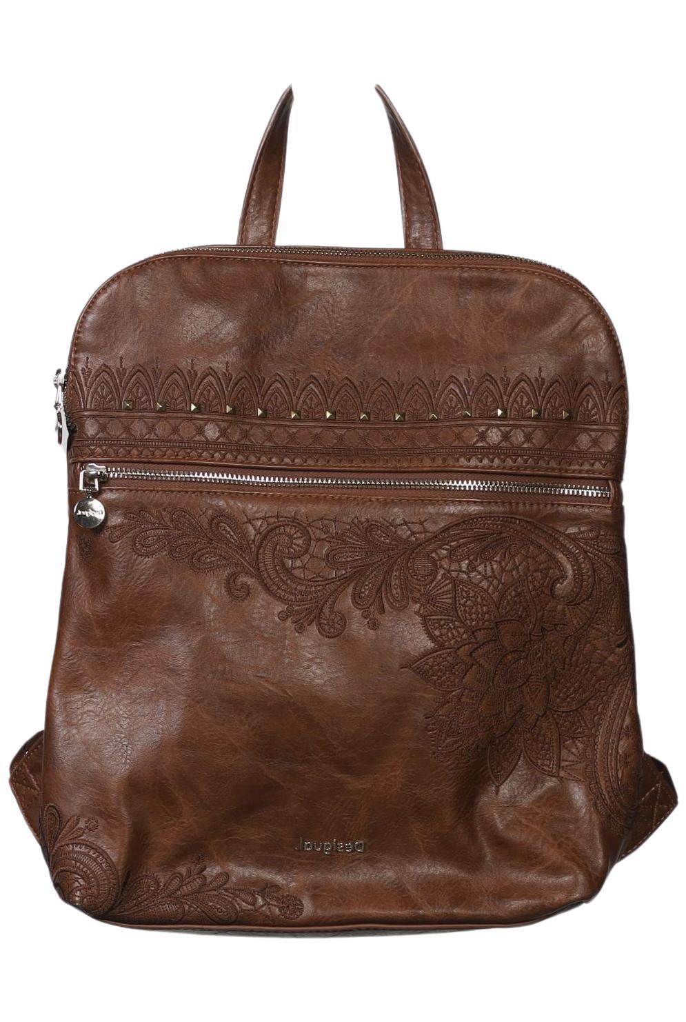 

Desigual Damen Rucksack, braun, Gr.