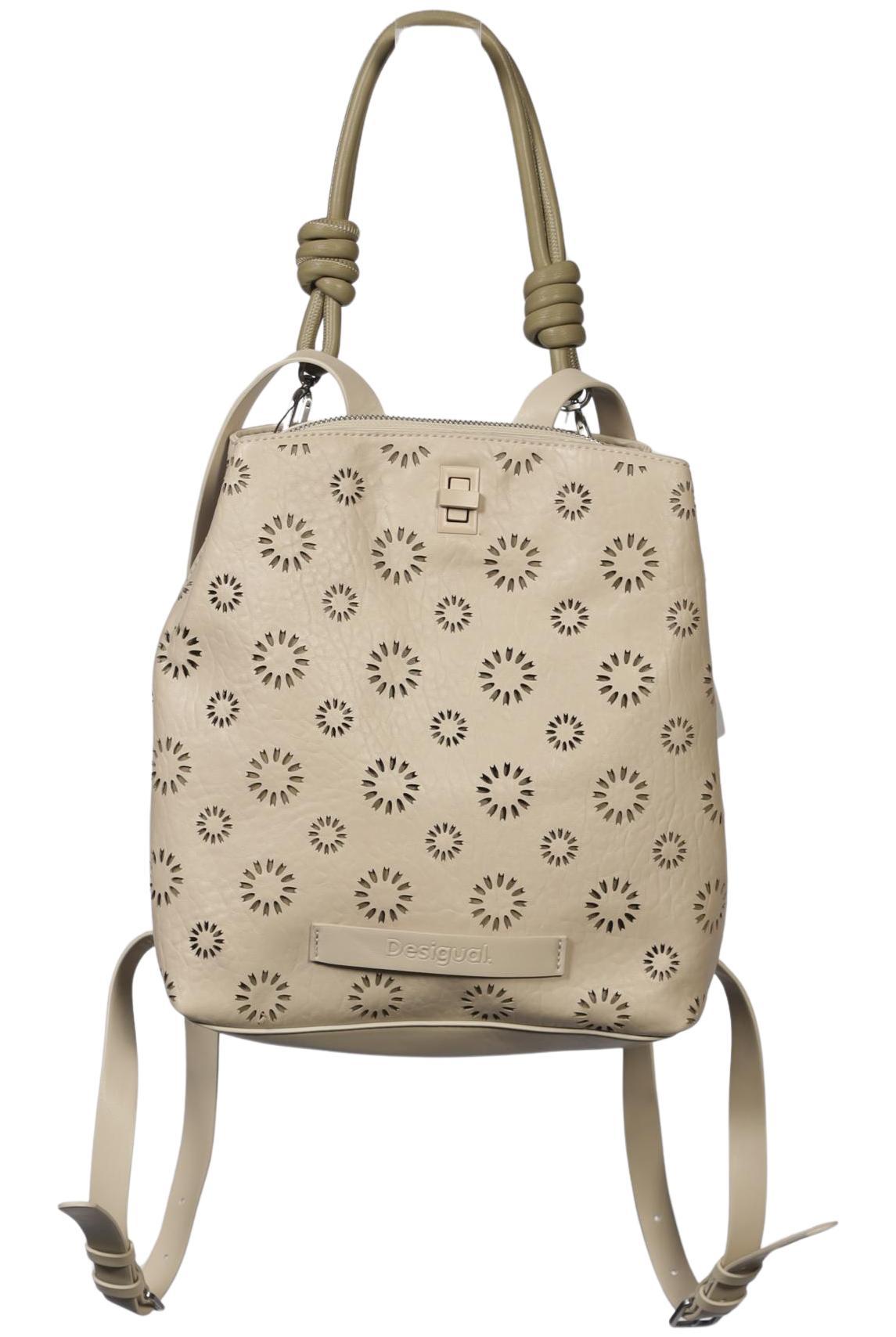 

Desigual Damen Rucksack, cremeweiß, Gr.