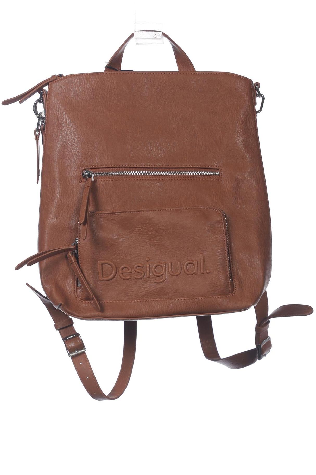 

Desigual Damen Rucksack, braun, Gr.