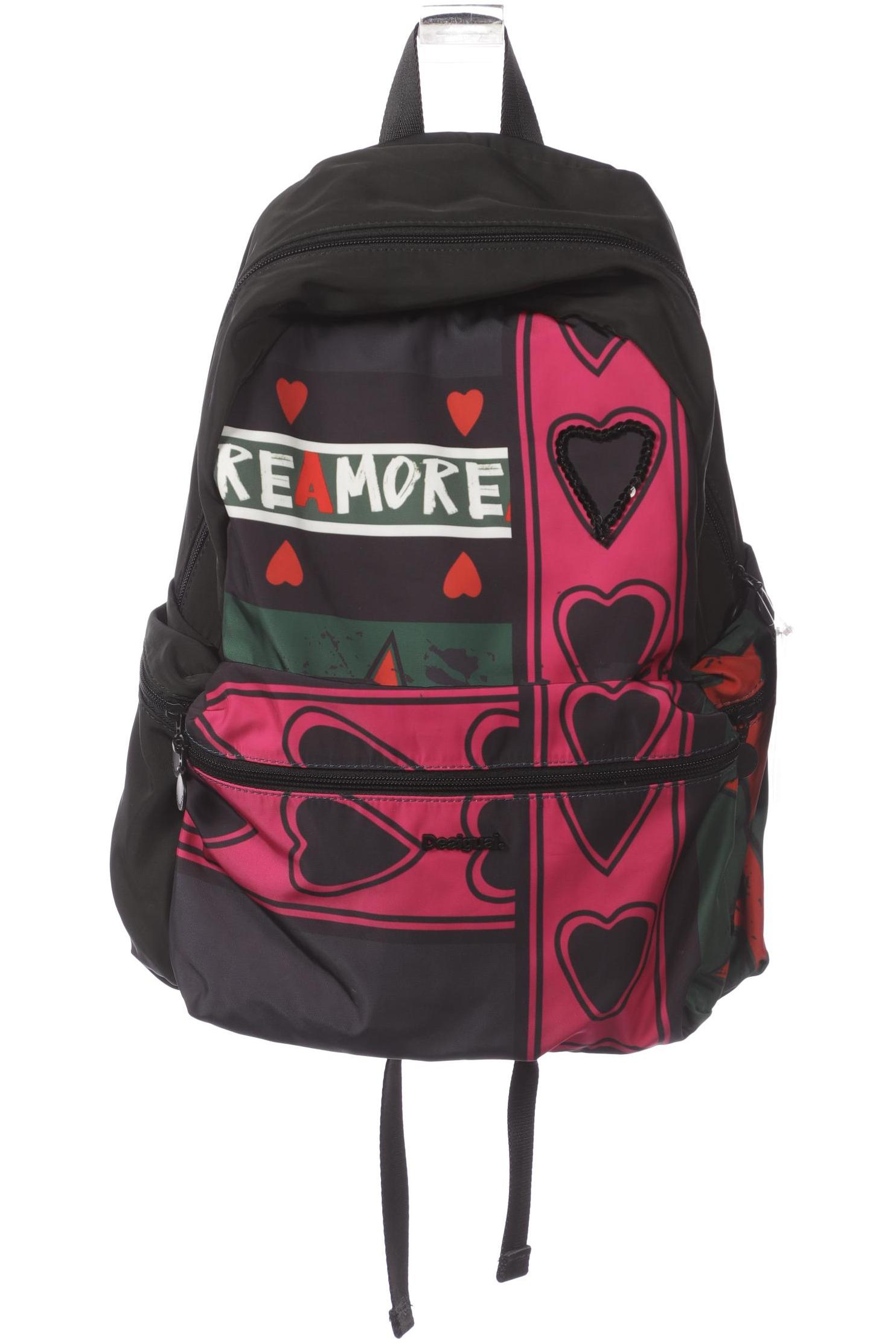 

Desigual Damen Rucksack, schwarz, Gr.