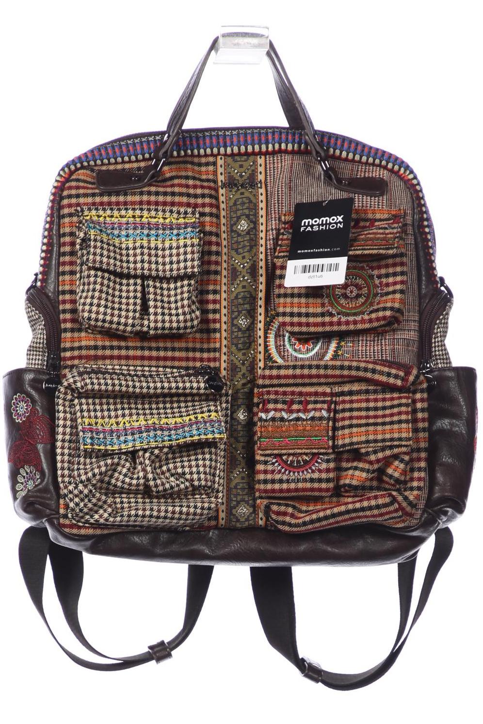 

Desigual Damen Rucksack, braun, Gr.