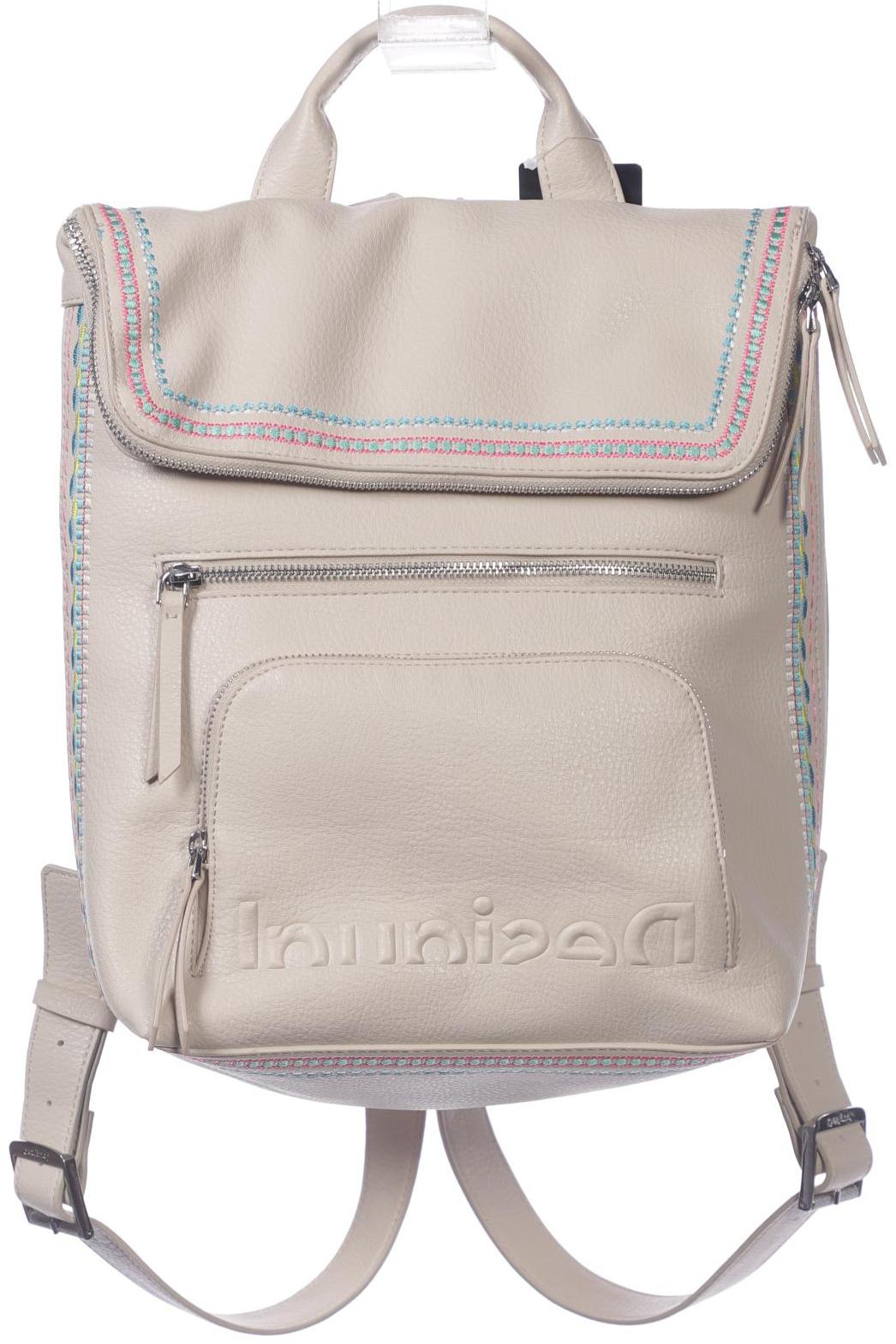 

Desigual Damen Rucksack, cremeweiß, Gr.