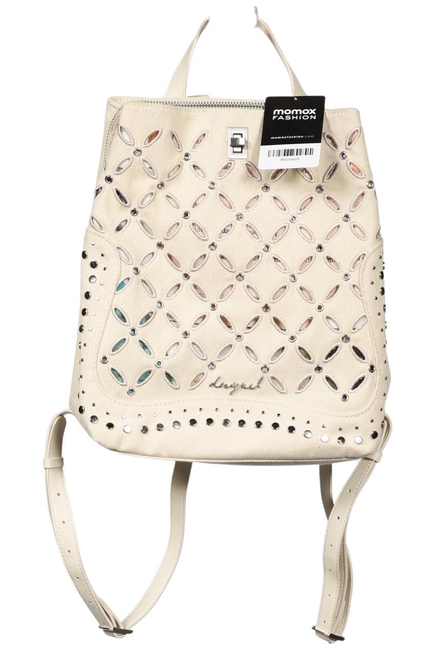 

Desigual Damen Rucksack, cremeweiß, Gr.