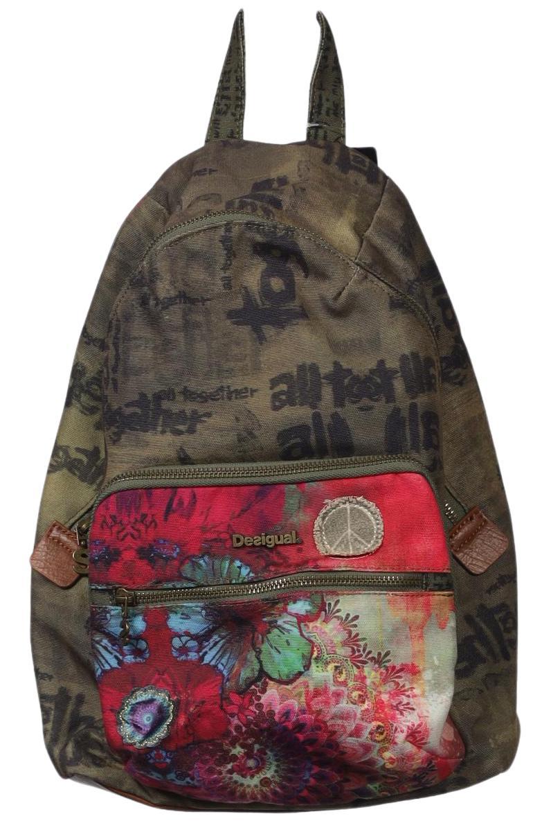 

Desigual Damen Rucksack, grün, Gr.