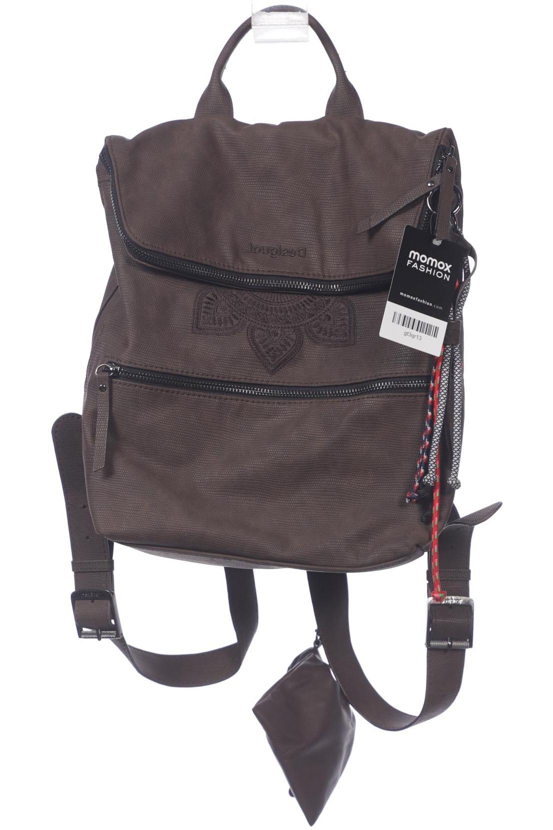 

Desigual Damen Rucksack, braun, Gr.