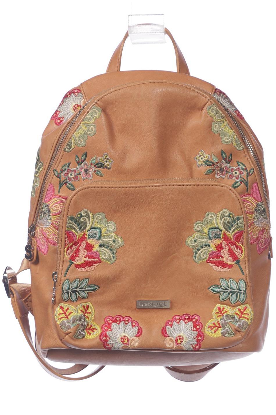 

Desigual Damen Rucksack, braun, Gr.