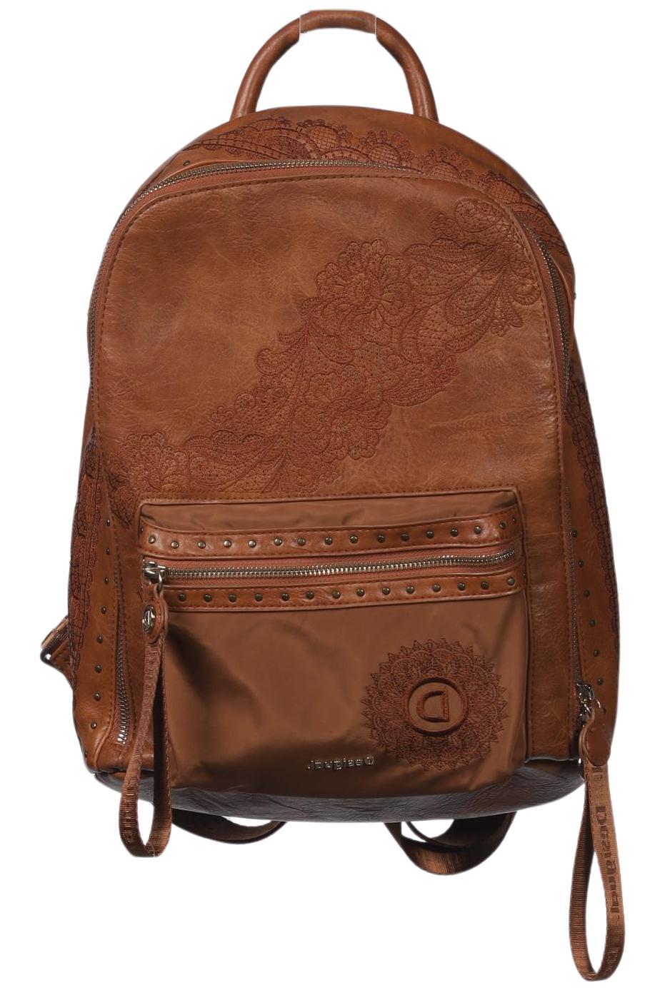 

Desigual Damen Rucksack, braun, Gr.
