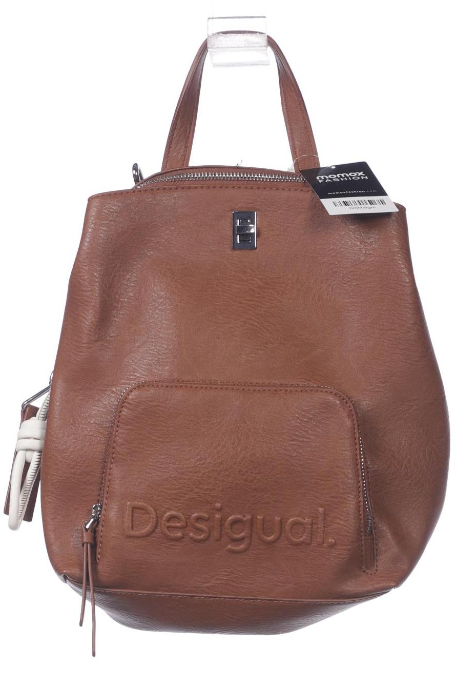 

Desigual Damen Rucksack, braun, Gr.