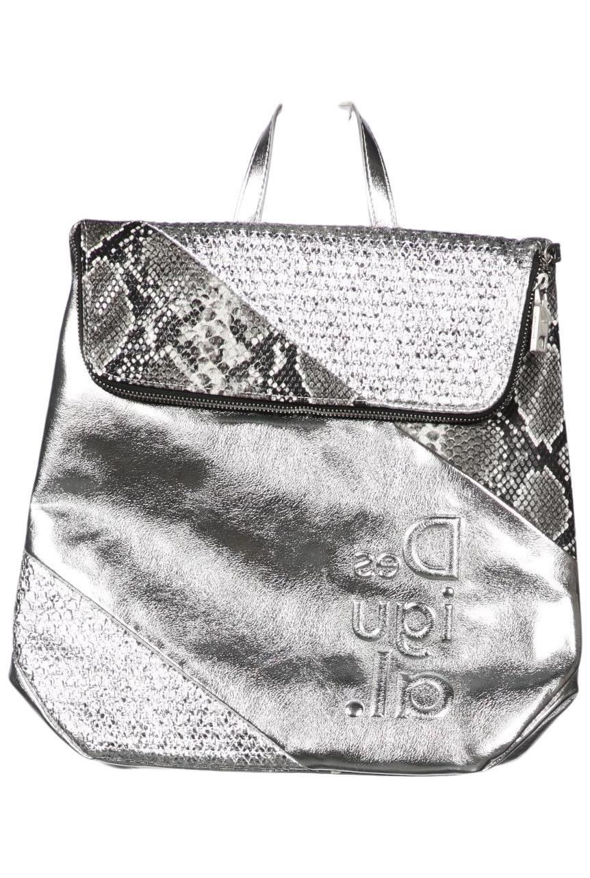 

Desigual Damen Rucksack, silber, Gr.
