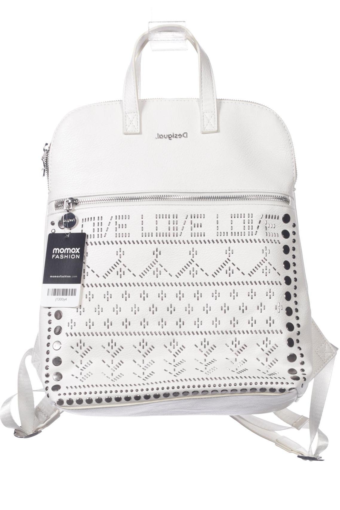 

Desigual Damen Rucksack, weiß, Gr.