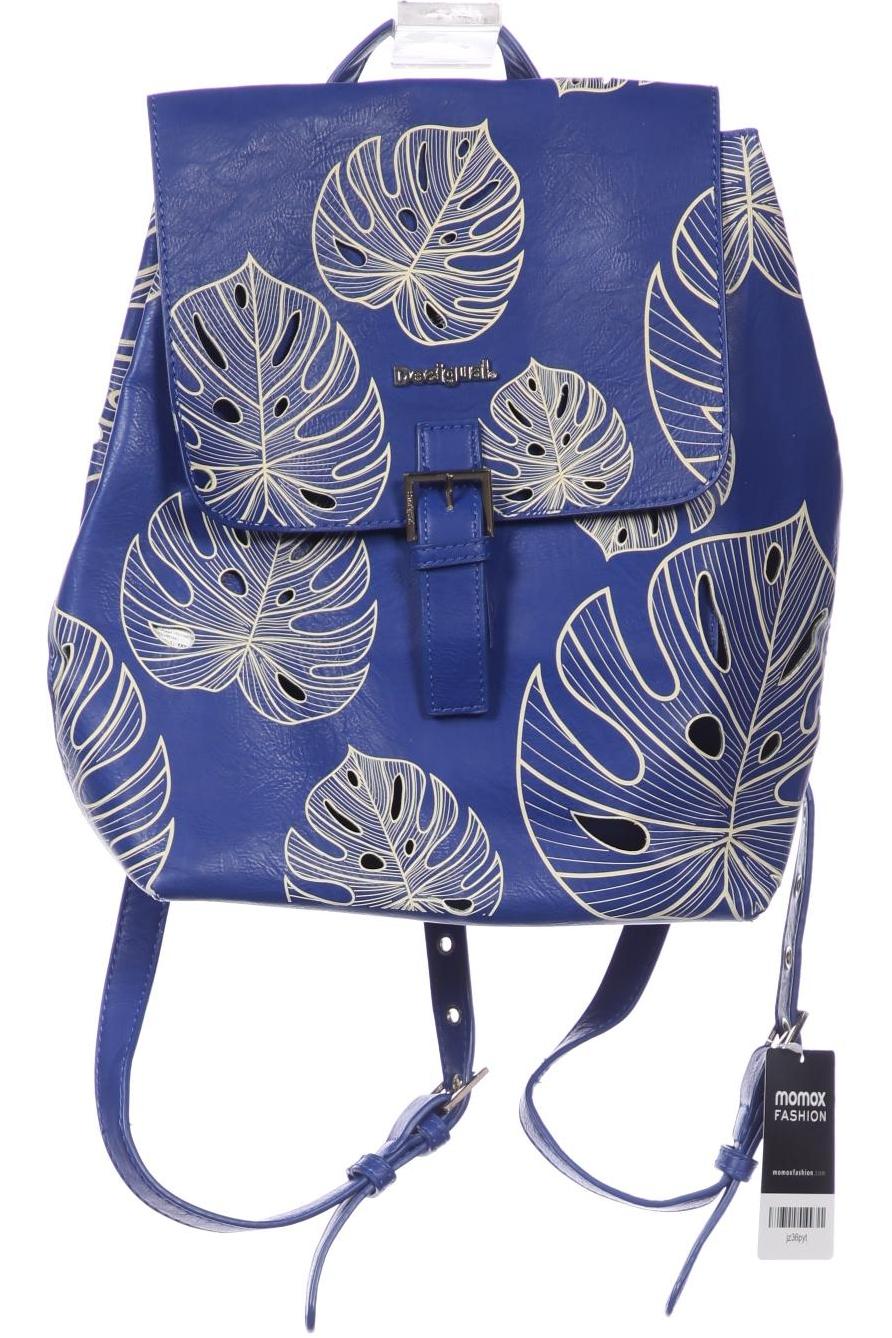 

Desigual Damen Rucksack, blau, Gr.