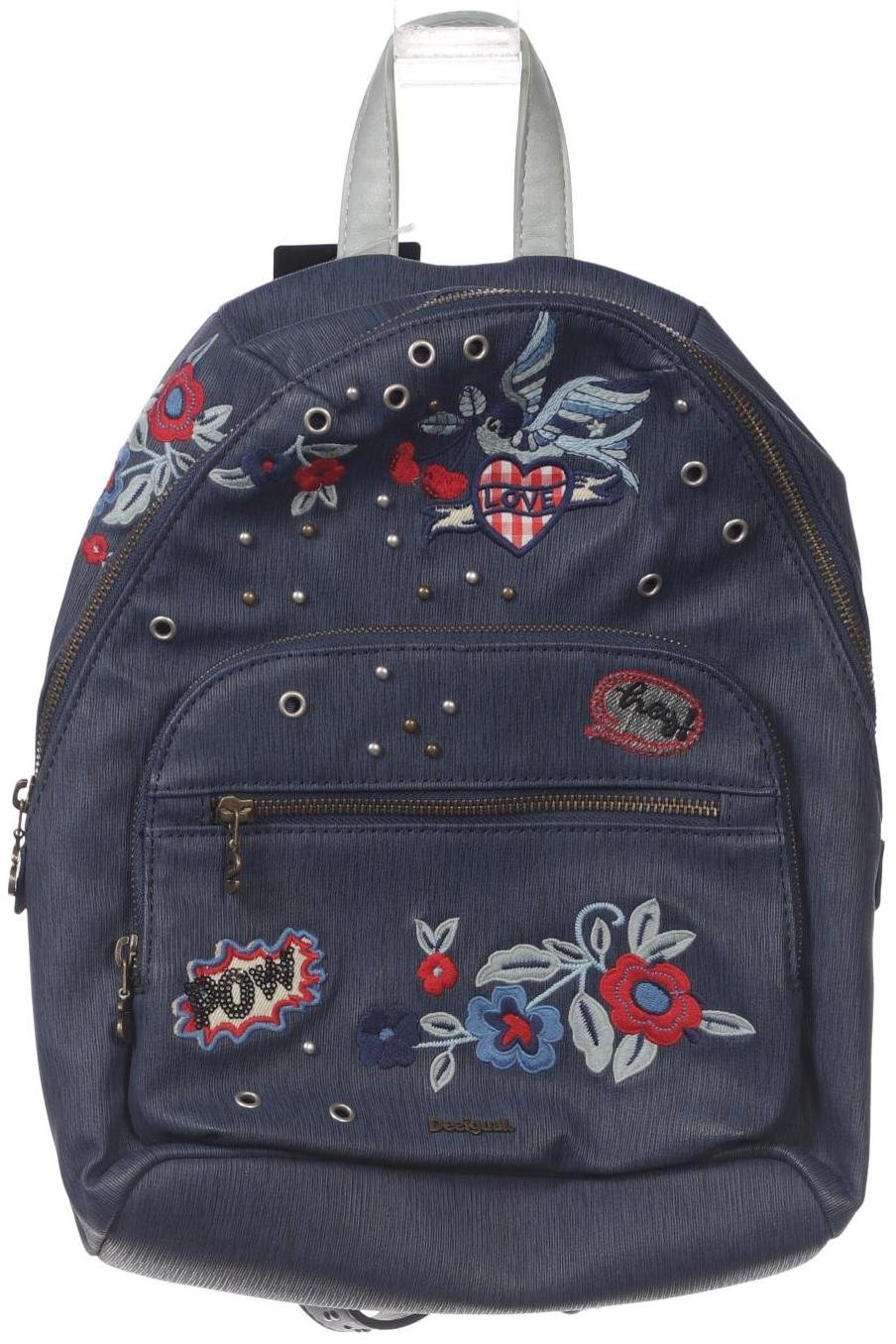 

Desigual Damen Rucksack, marineblau, Gr.