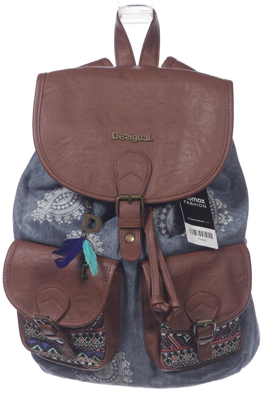 

Desigual Damen Rucksack, blau, Gr.