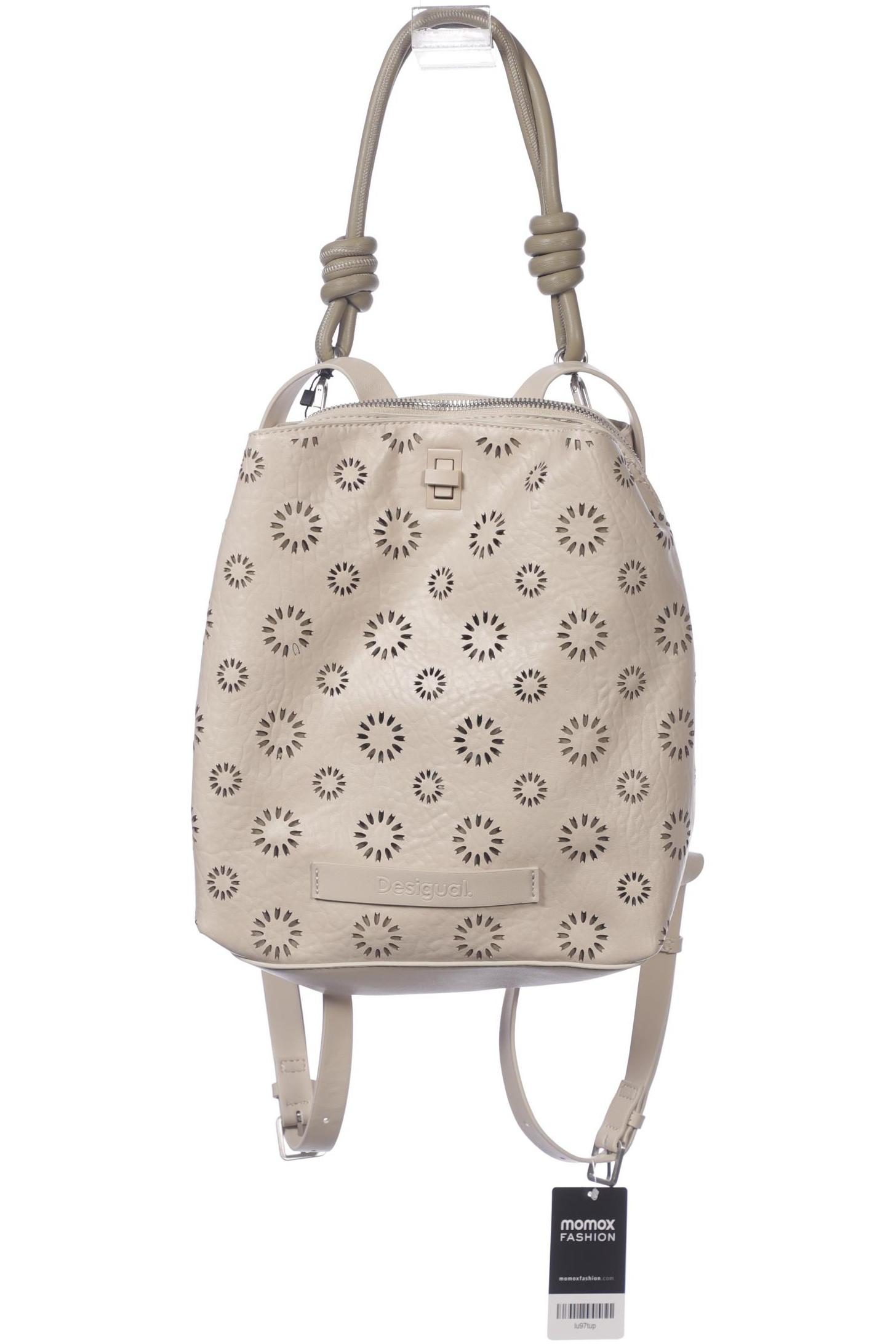 

Desigual Damen Rucksack, cremeweiß, Gr.