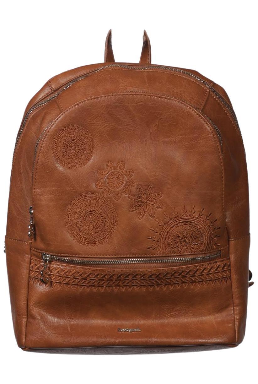 

Desigual Damen Rucksack, braun, Gr.
