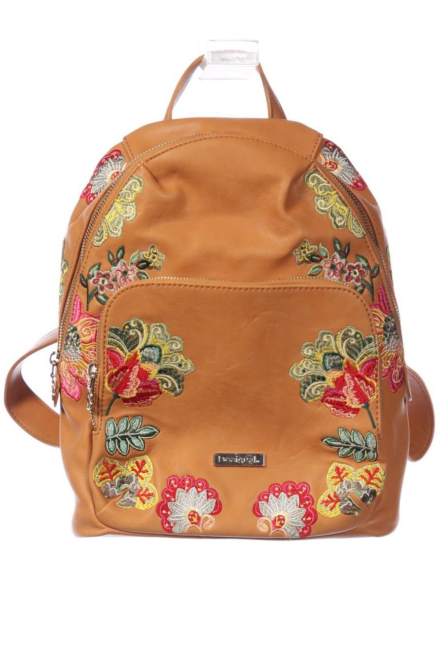 

Desigual Damen Rucksack, orange, Gr.