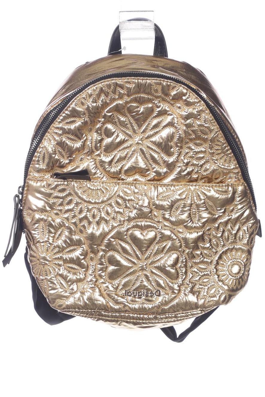 

Desigual Damen Rucksack, gold, Gr.