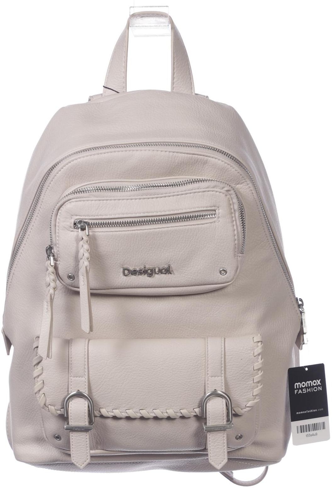 

Desigual Damen Rucksack, beige, Gr.