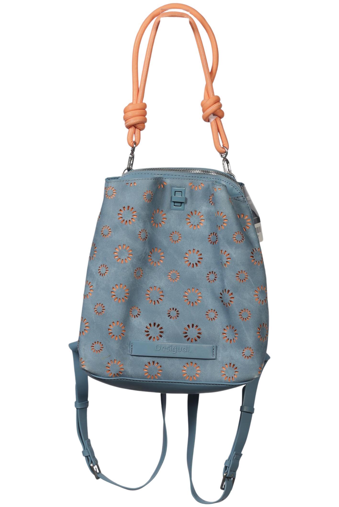 

Desigual Damen Rucksack, blau, Gr.