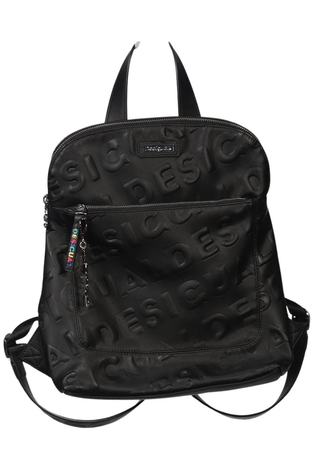 

Desigual Damen Rucksack, schwarz, Gr.