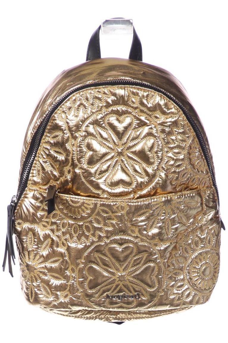 

Desigual Damen Rucksack, gold, Gr.