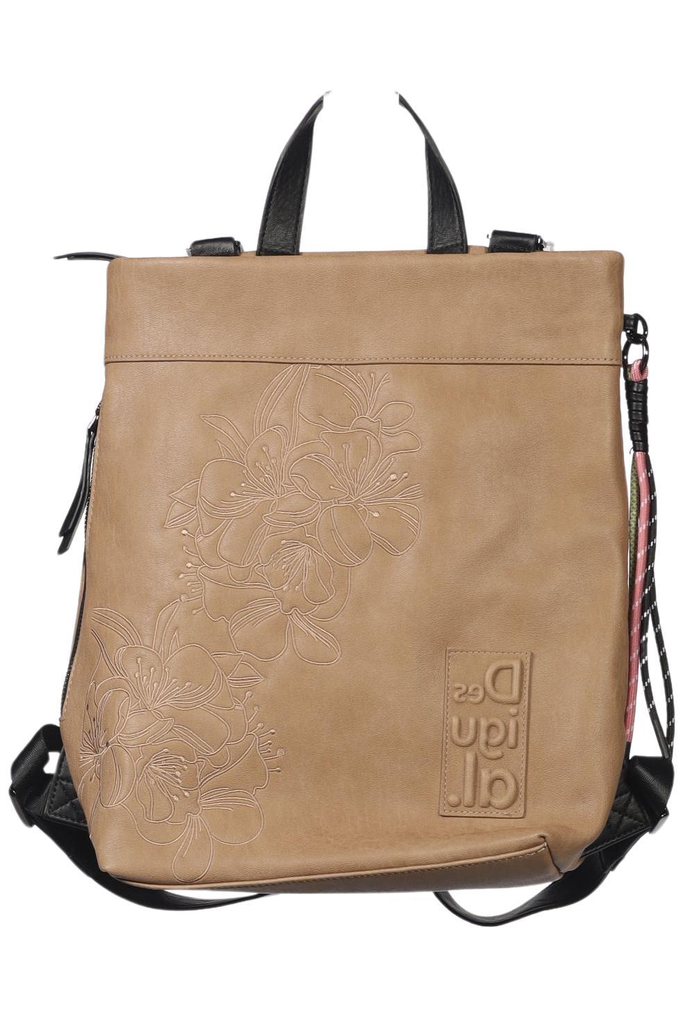 

Desigual Damen Rucksack, beige, Gr.
