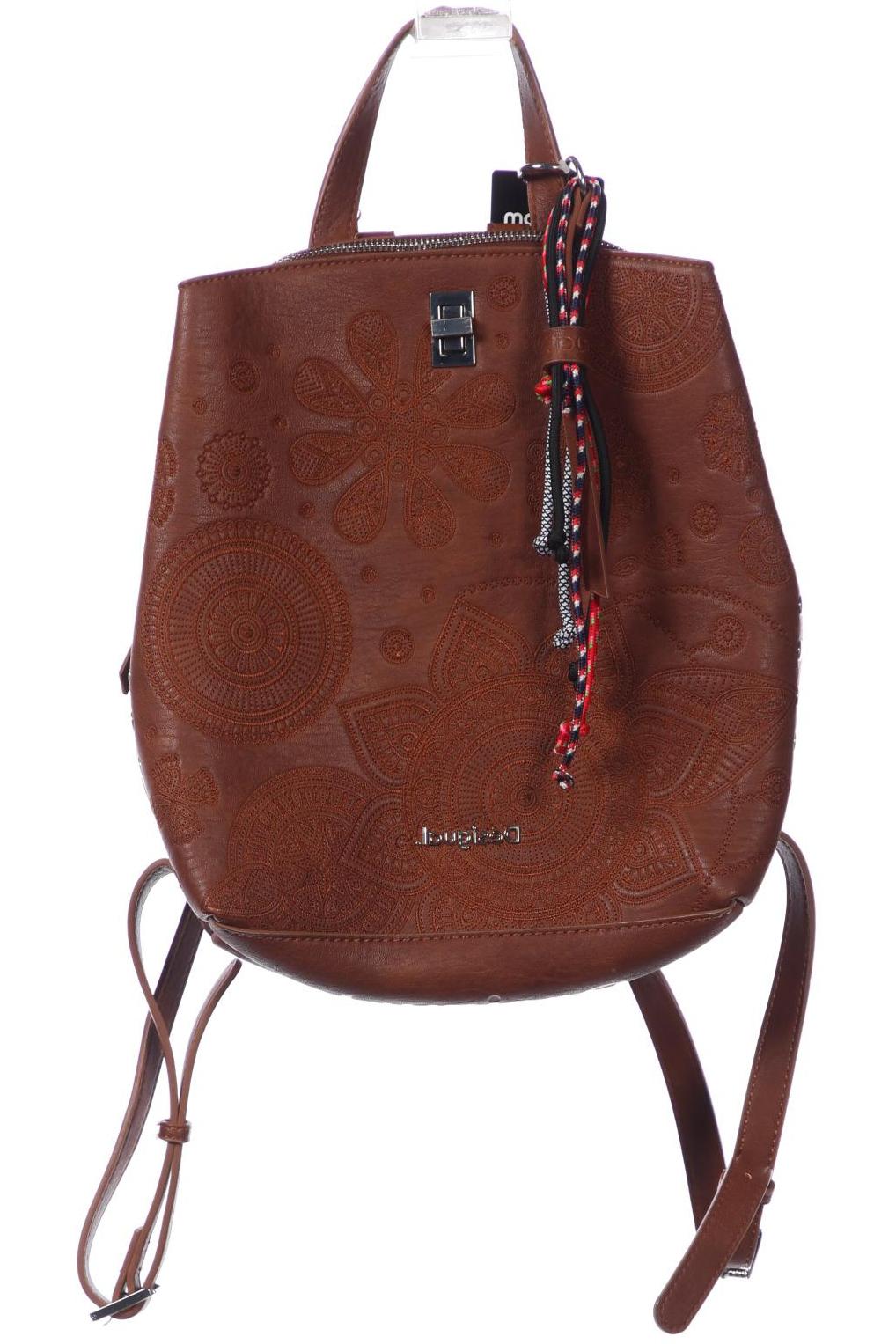

Desigual Damen Rucksack, braun, Gr.