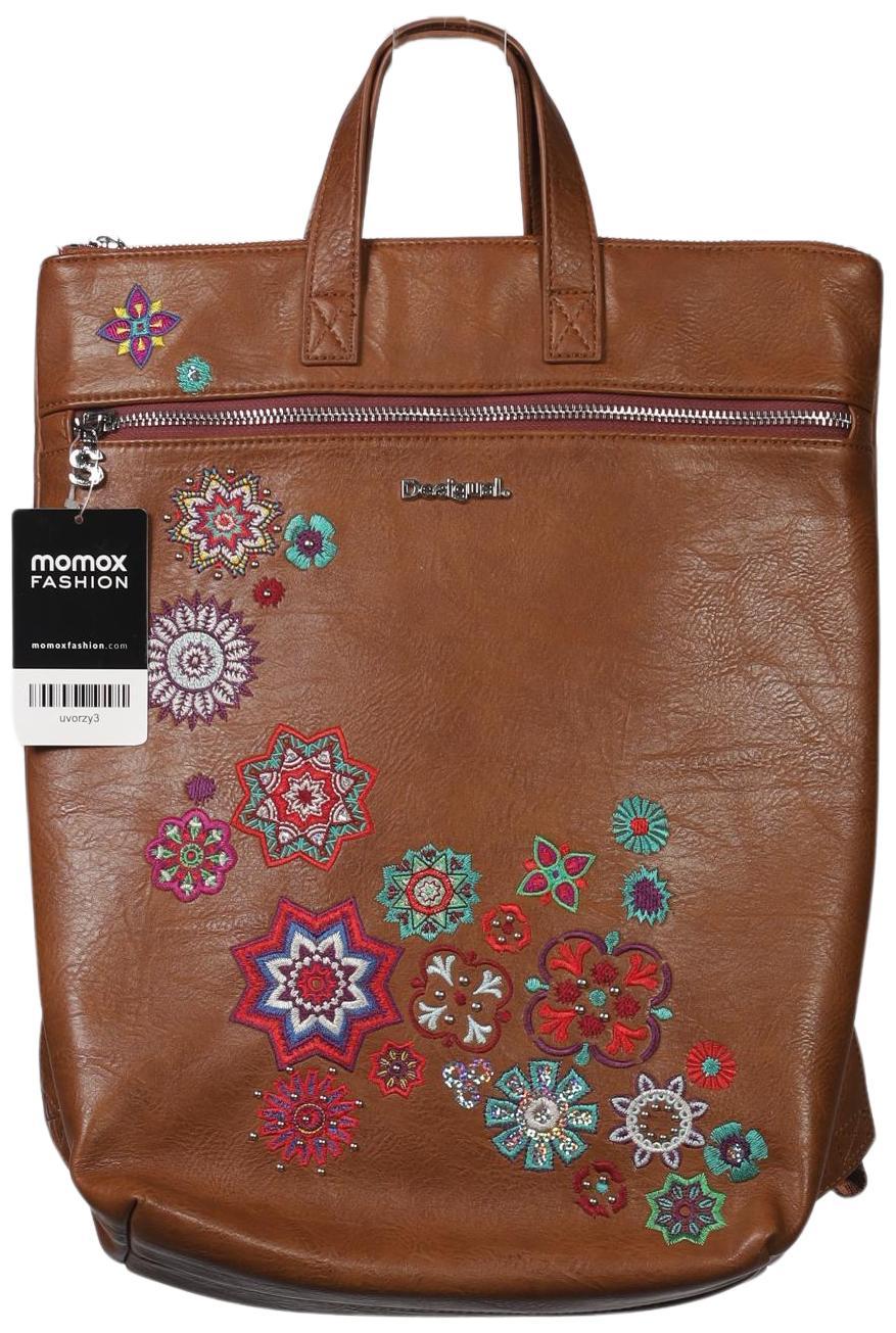 

Desigual Damen Rucksack, braun, Gr.