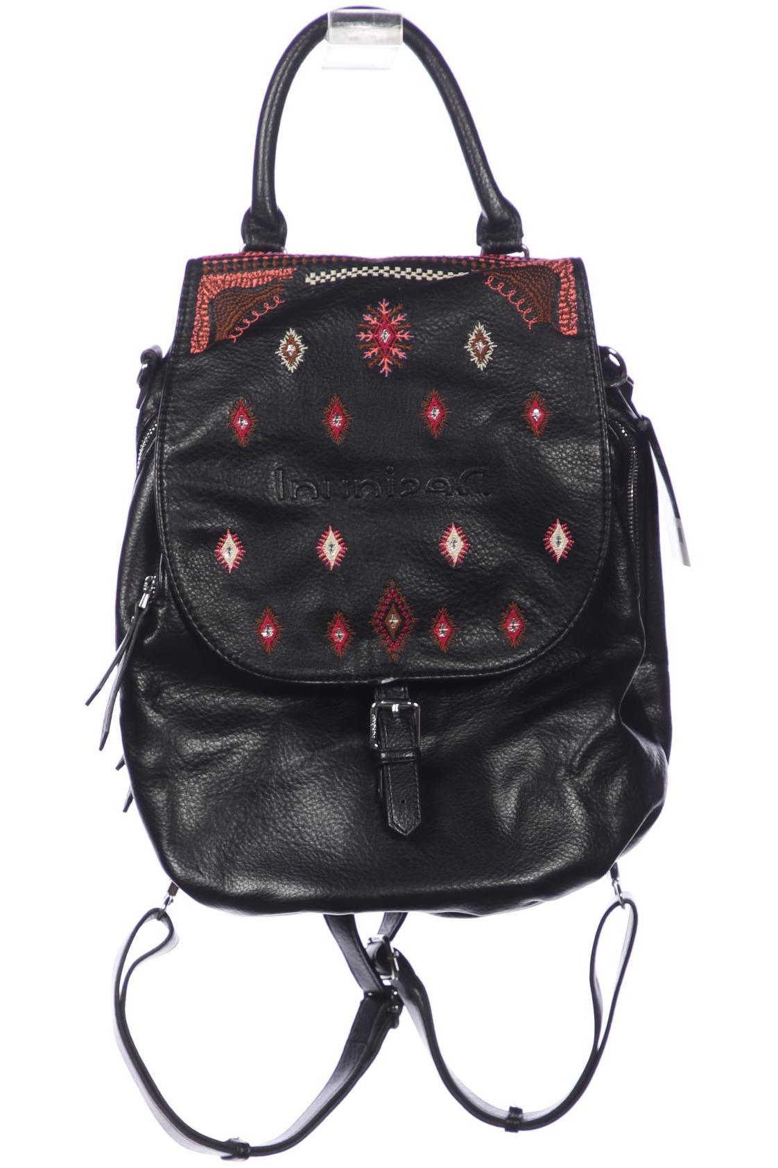 

Desigual Damen Rucksack, schwarz, Gr.