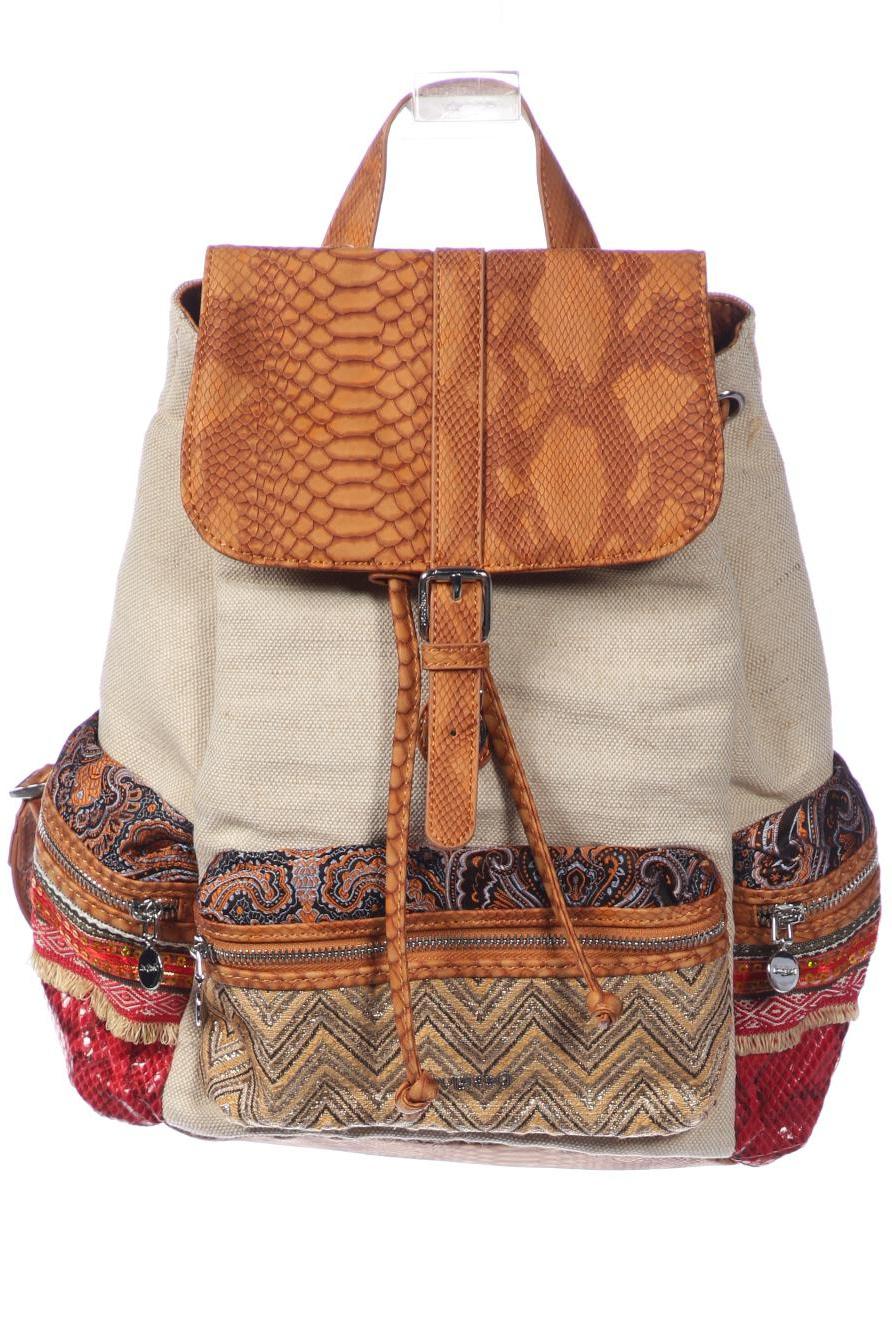 

Desigual Damen Rucksack, beige, Gr.