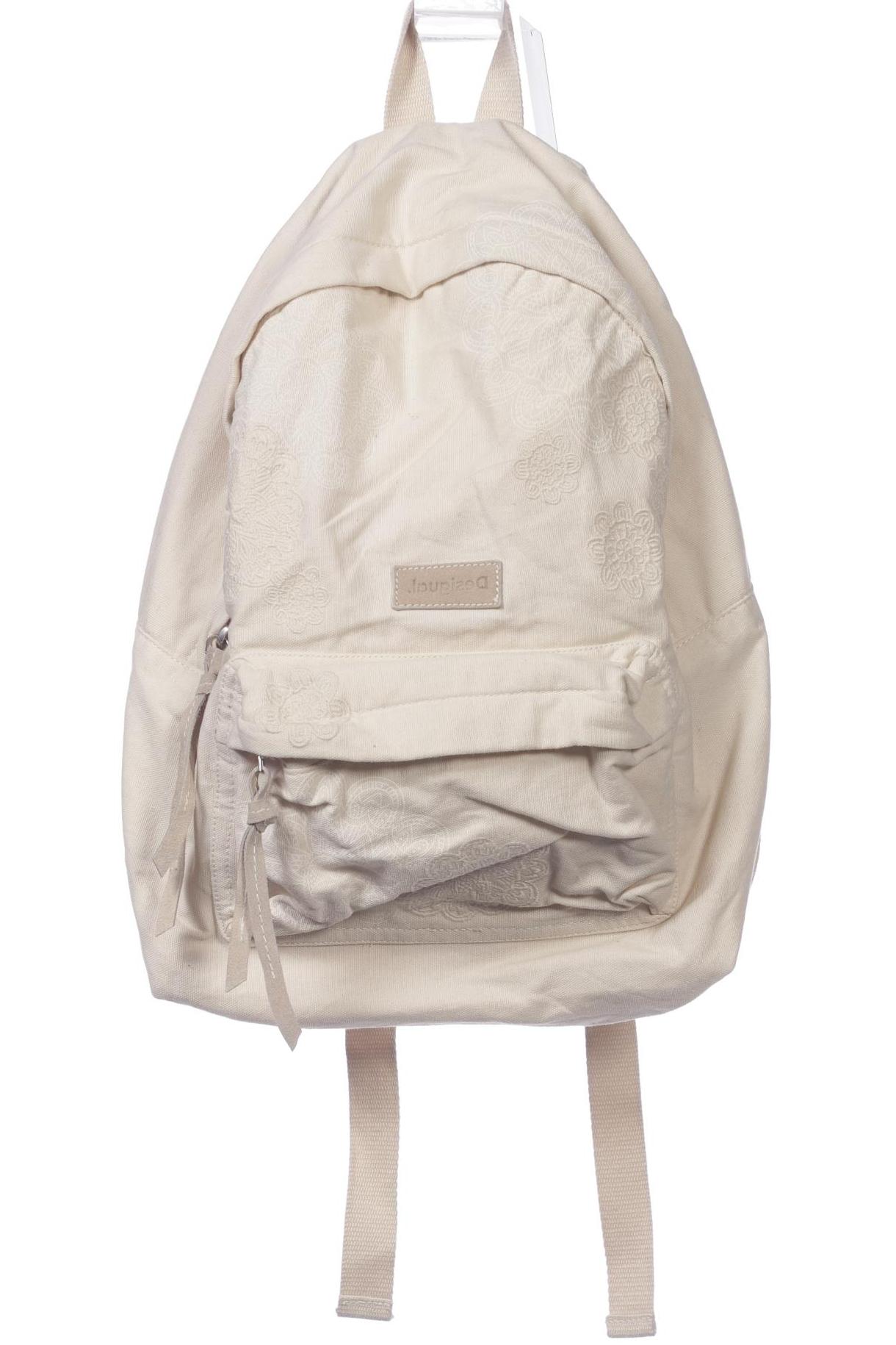 

Desigual Damen Rucksack, beige, Gr.