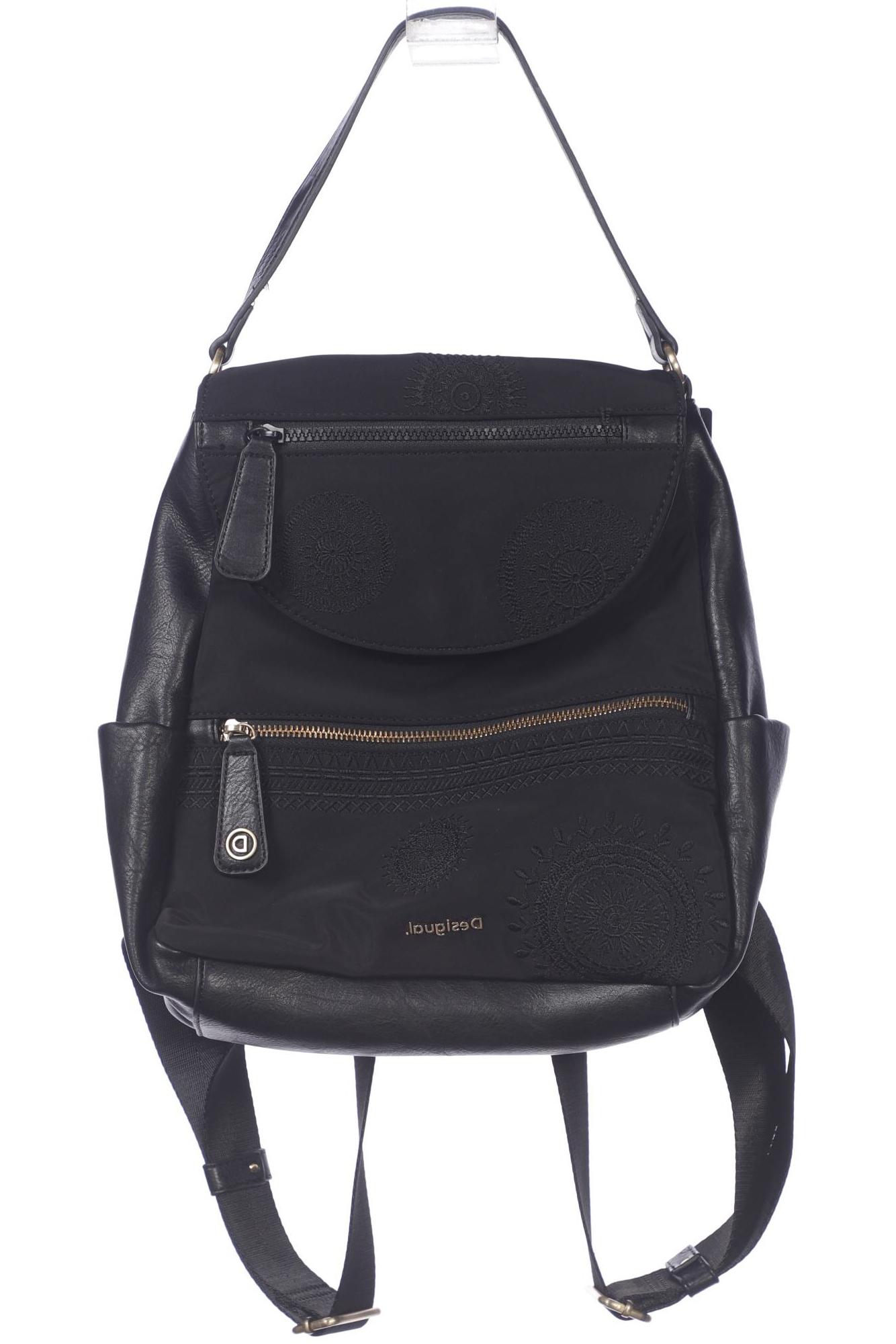 

Desigual Damen Rucksack, schwarz, Gr.