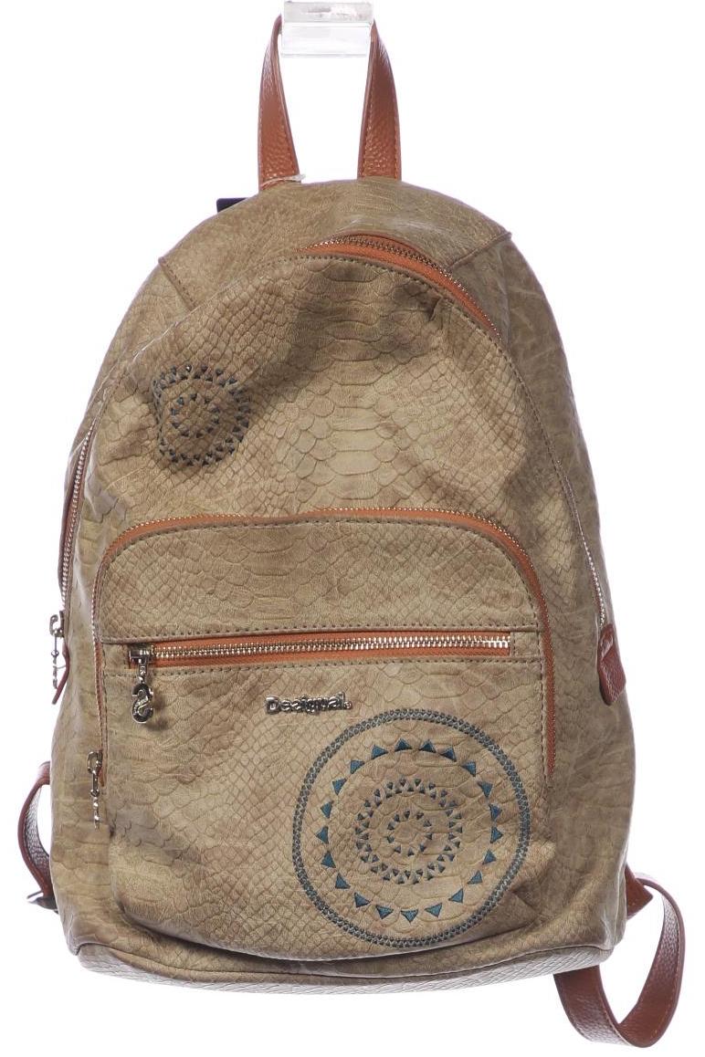 

Desigual Damen Rucksack, beige, Gr.
