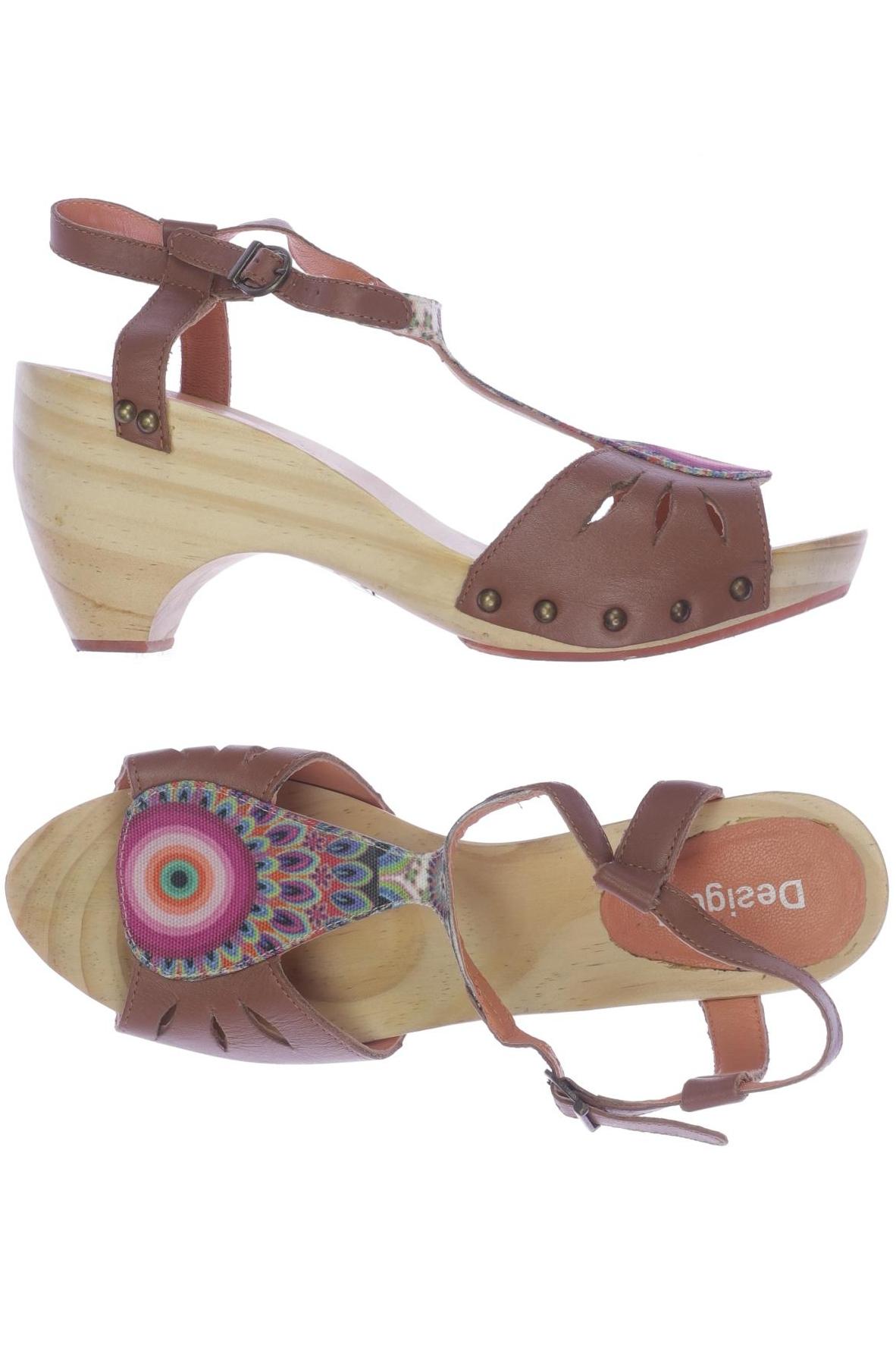 

Desigual Damen Sandale, braun, Gr. 40