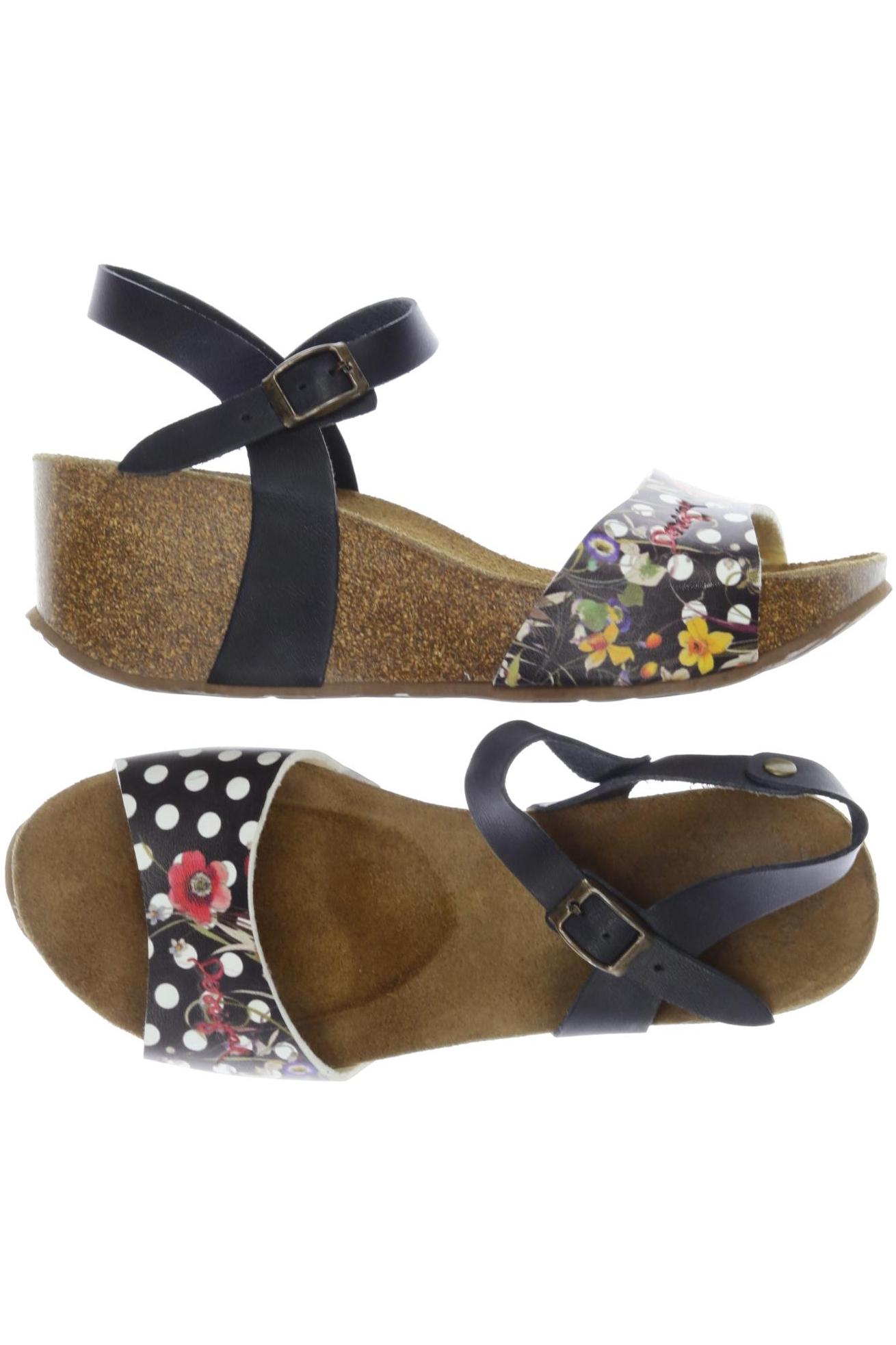

Desigual Damen Sandale, schwarz, Gr. 38