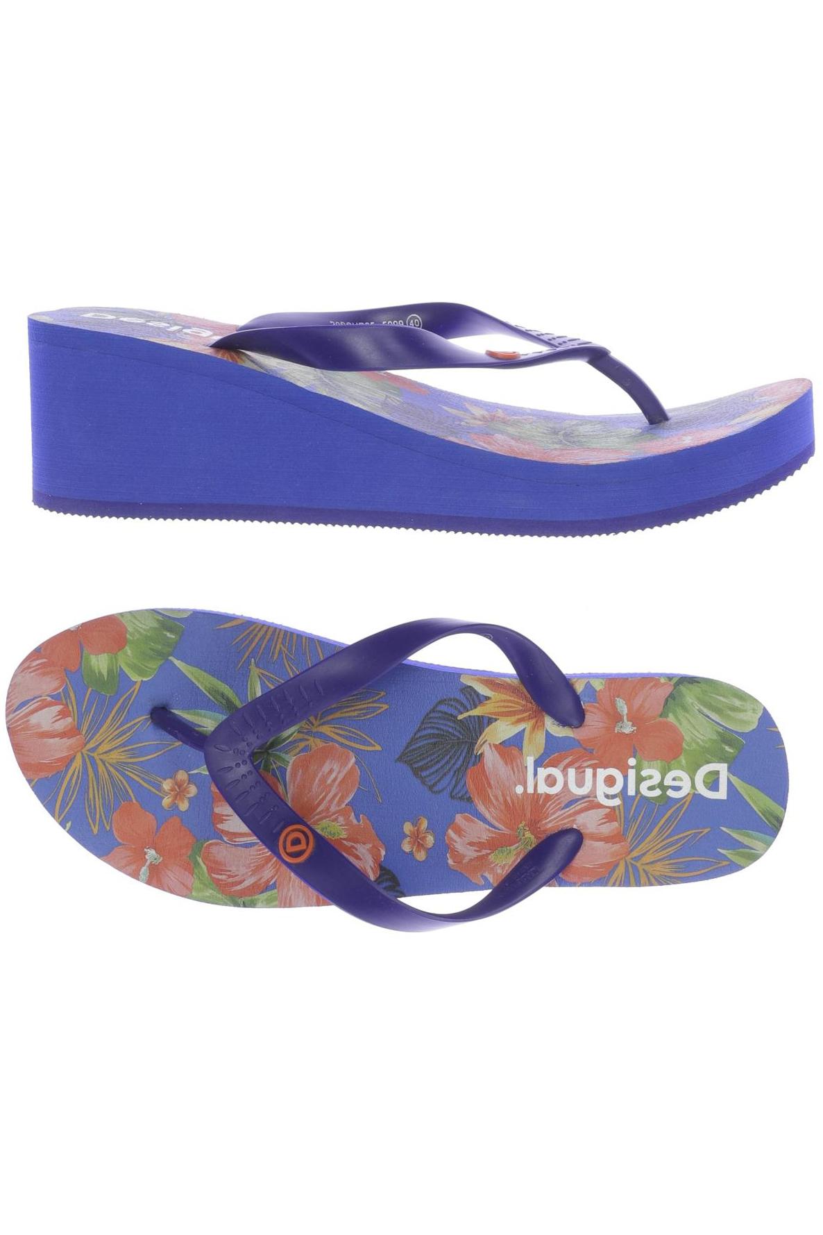 

Desigual Damen Sandale, blau, Gr. 40