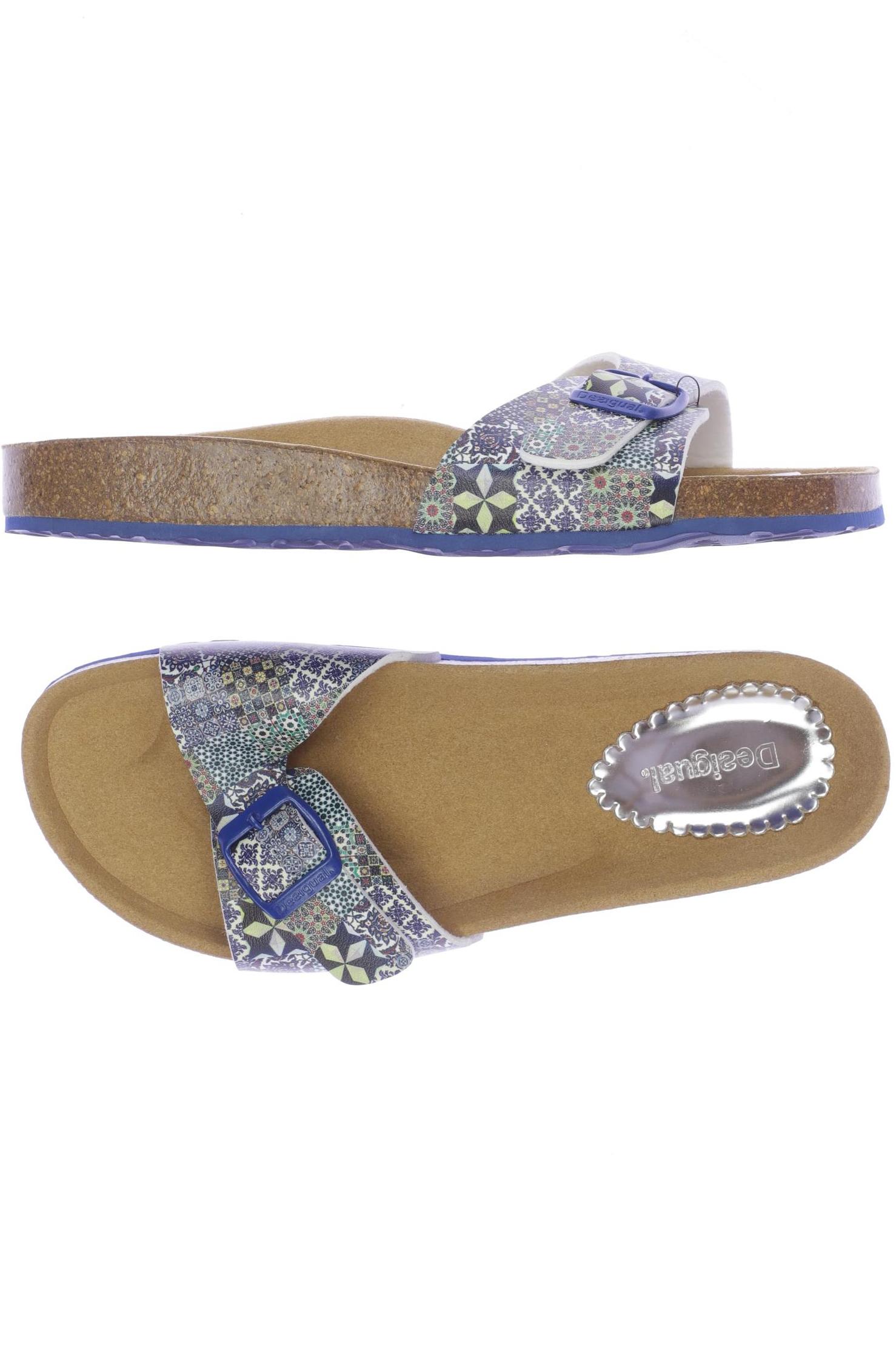 

Desigual Damen Sandale, blau, Gr. 38